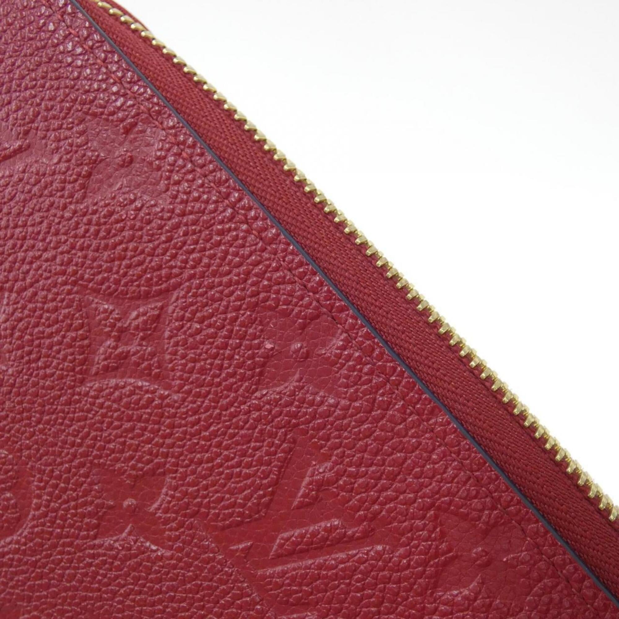 Louis Vuitton Gold Leather Long Wallet (Bi-Fold) (Pre-Owned)