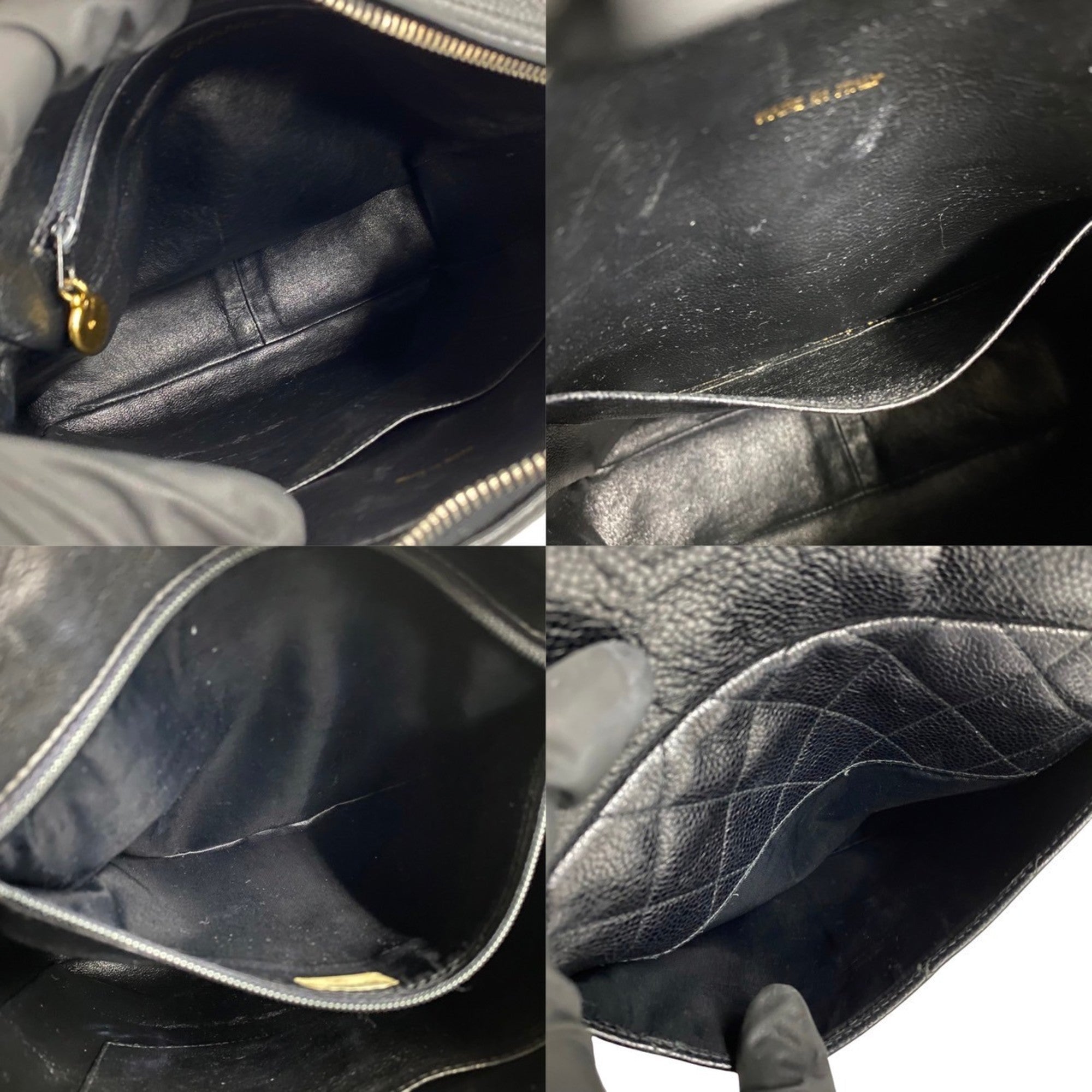 Chanel Black Leather Shoulder Bag (Pre-Owned)