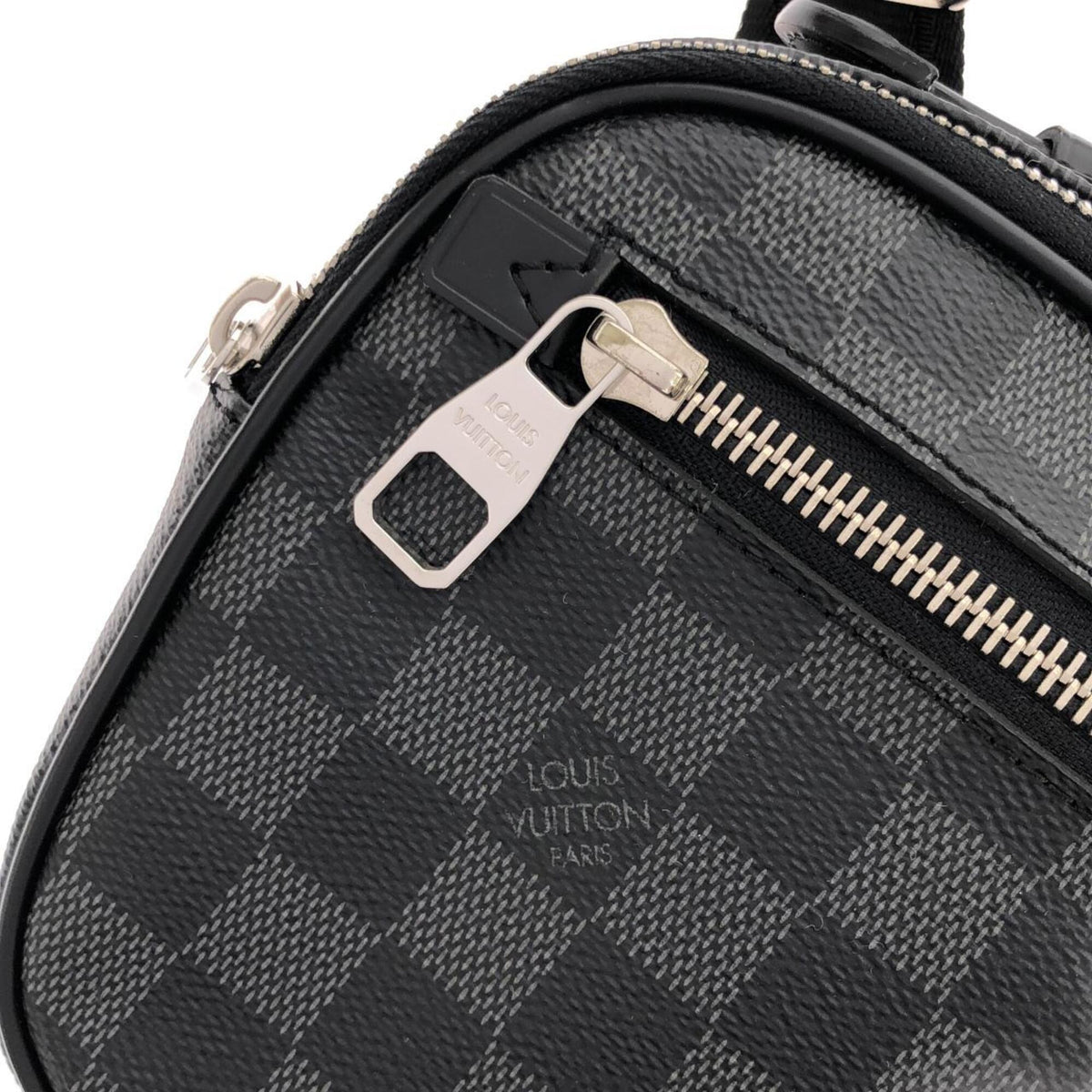 Louis Vuitton Graphite Coated Canvas Shoulder Bag (Pre-Owned)