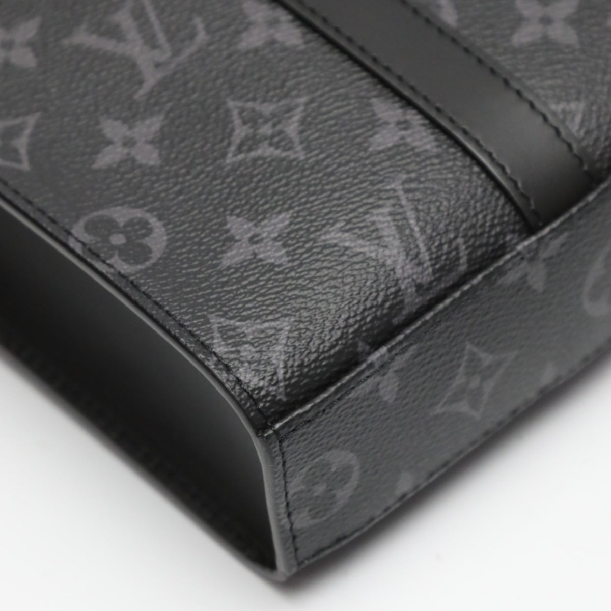 Louis Vuitton Black Monogram Eclipse Canvas Shoulder Bag Tote Bag (Pre-Owned)