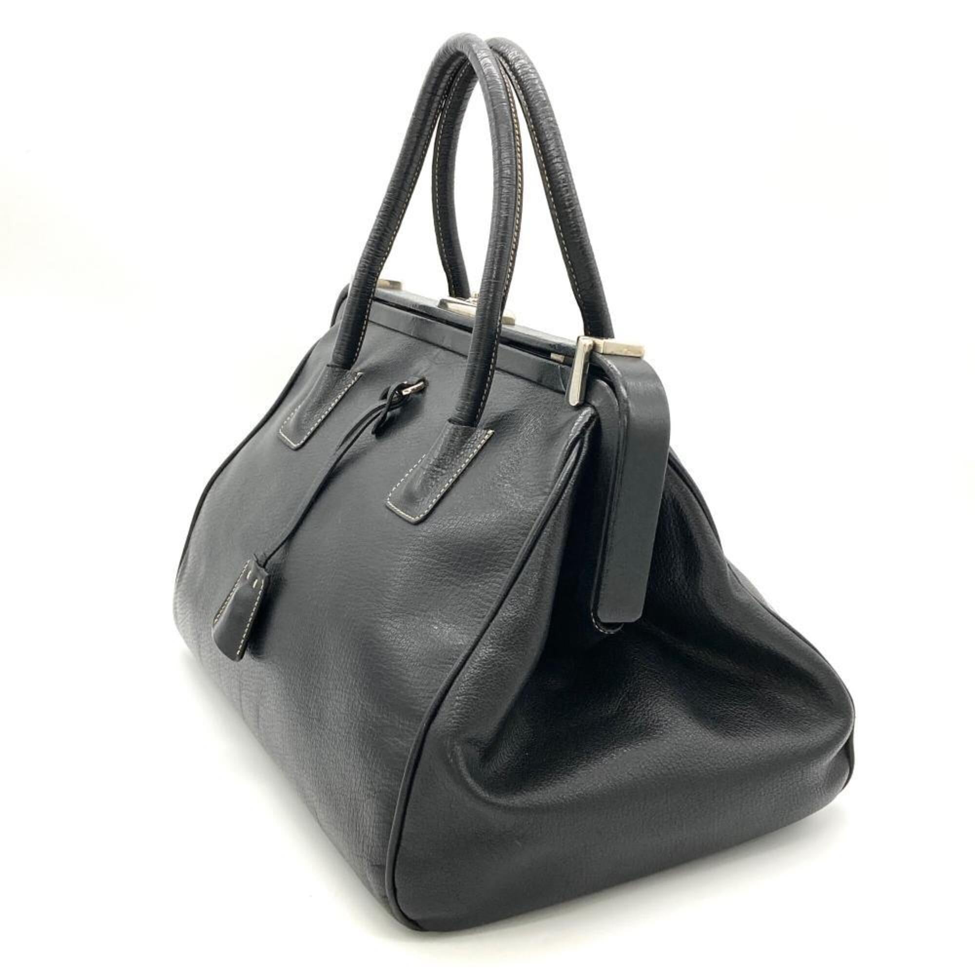 Prada Black Leather Handbag (Pre-Owned)