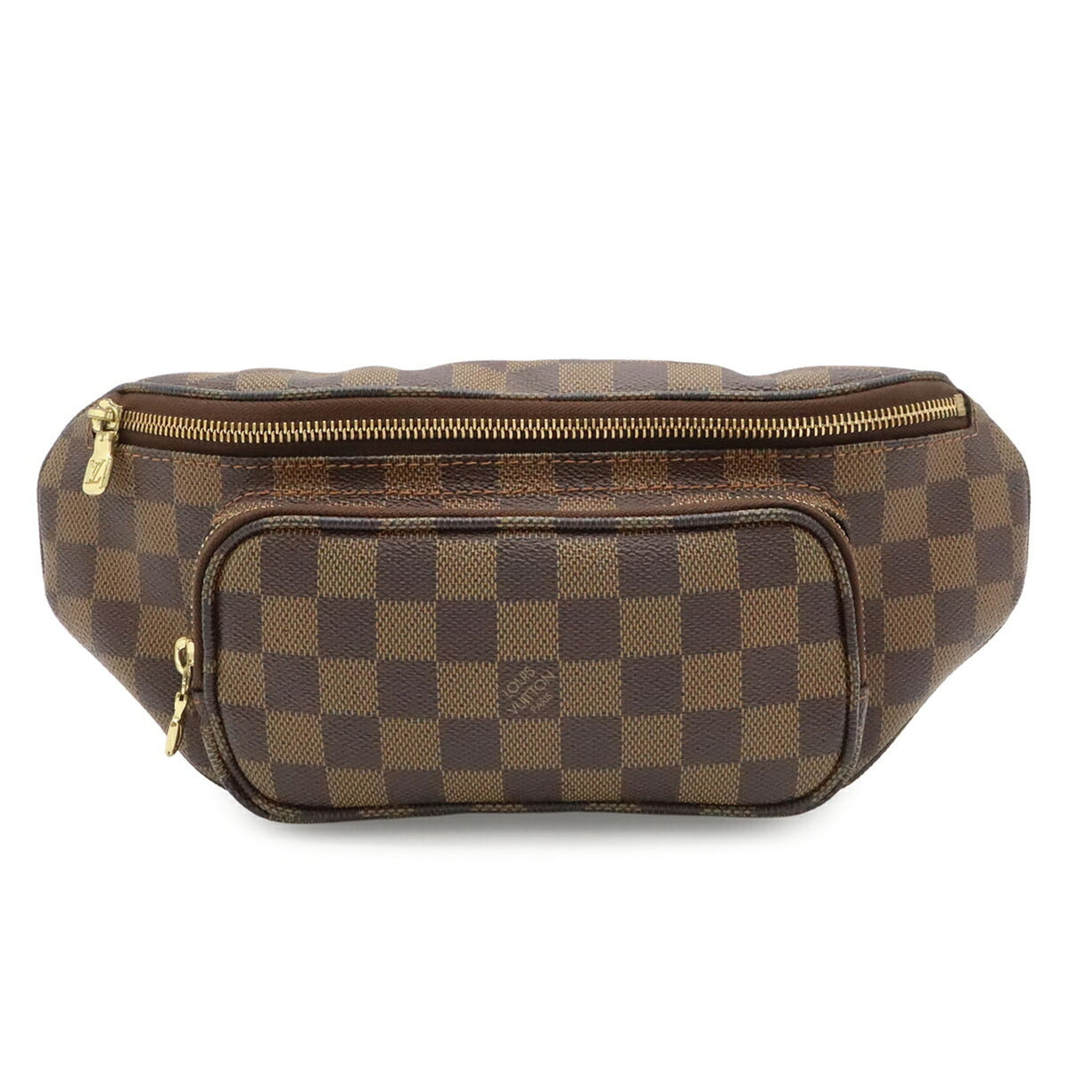 Louis Vuitton Brown Pvc Coated Canvas Fanny Pack Sling Bag (Pre-Owned)