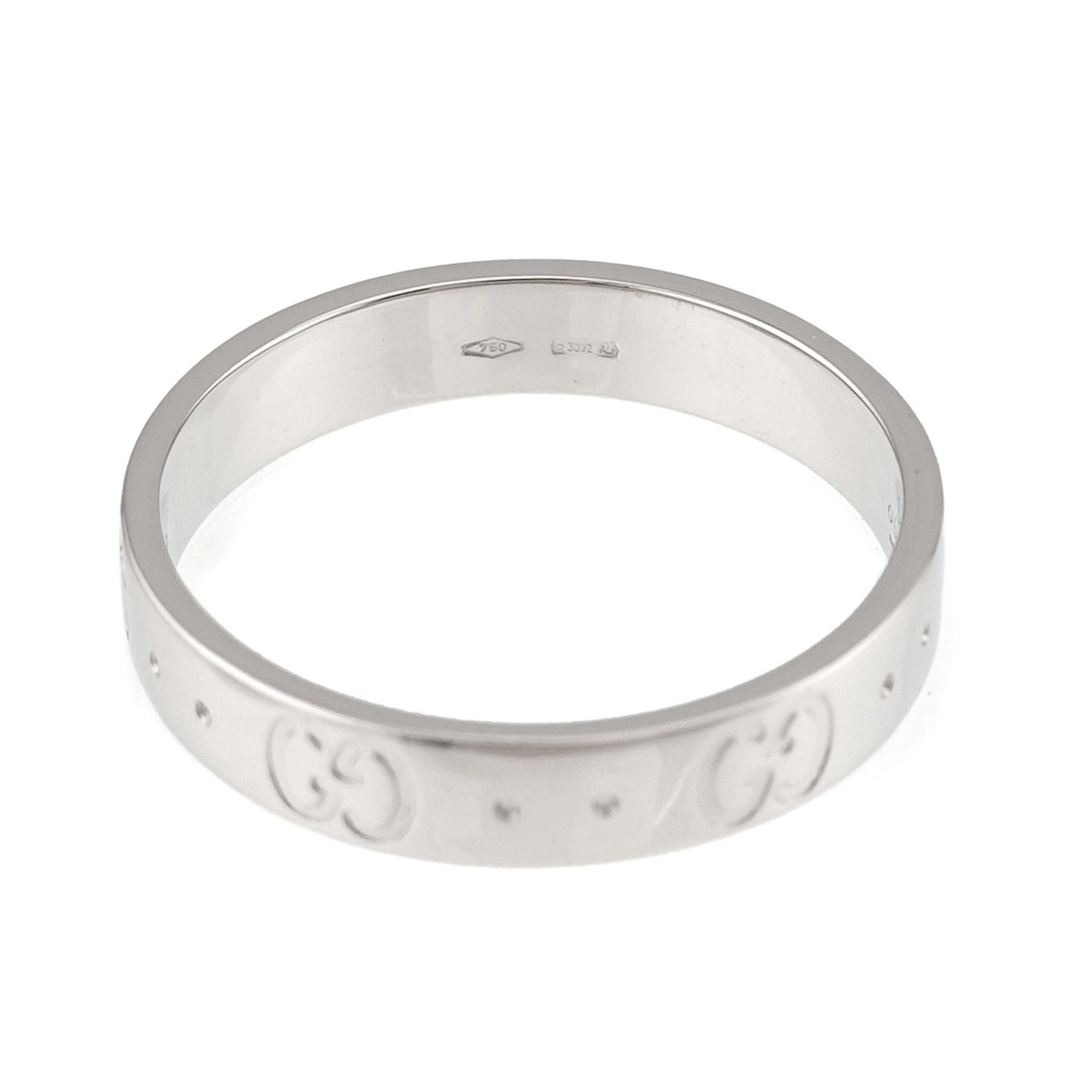 Gucci White Gold (18K) Band Ring (Pre-Owned)