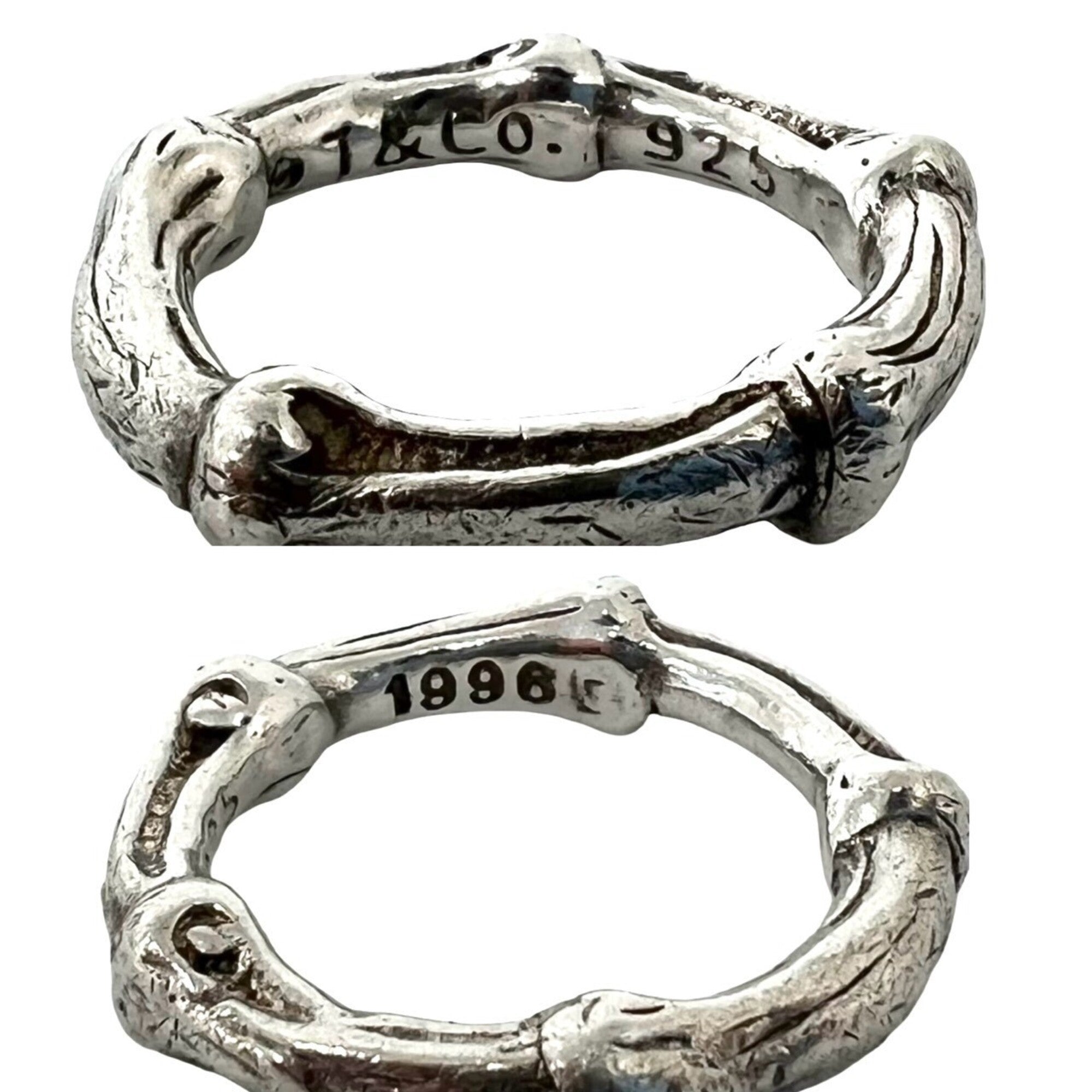 Tiffany Silver Silver 925 Band Ring (Pre-Owned)