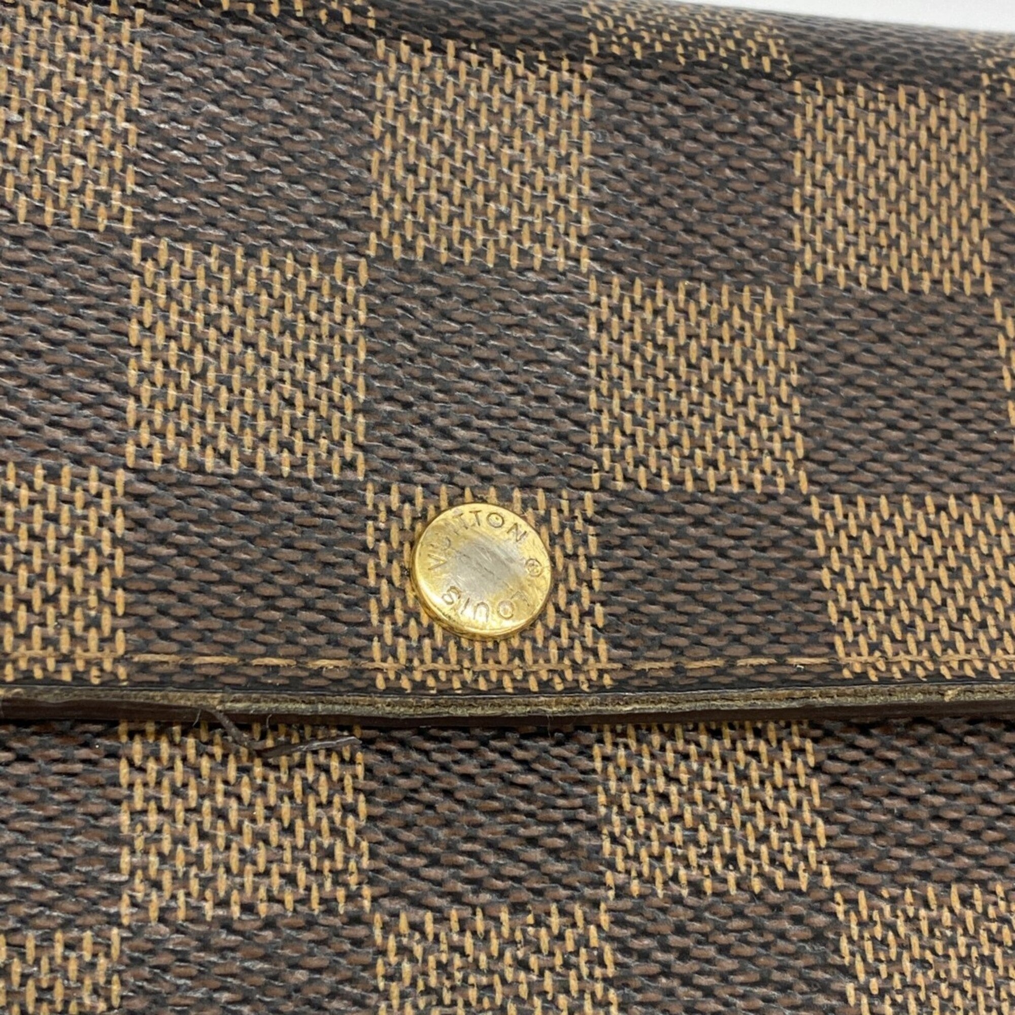 Louis Vuitton Ebene Long Wallet (Bi-Fold) (Pre-Owned)