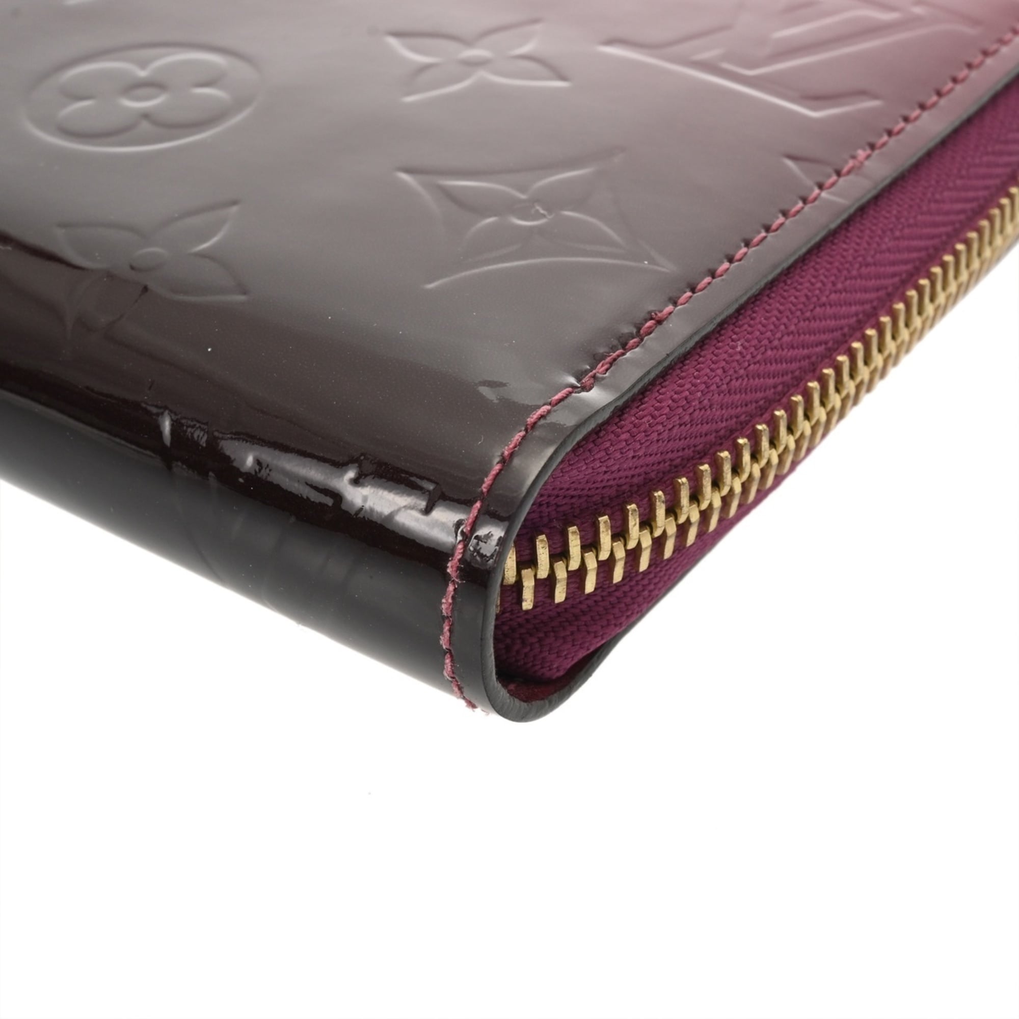 Louis Vuitton Amarante Magenta Monogram Vernis Long Wallet (Bi-Fold) (Pre-Owned)