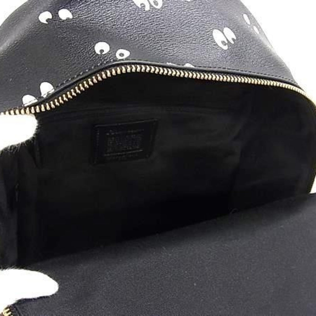 Coach Black Brown Pvc Backpack (Pre-Owned)
