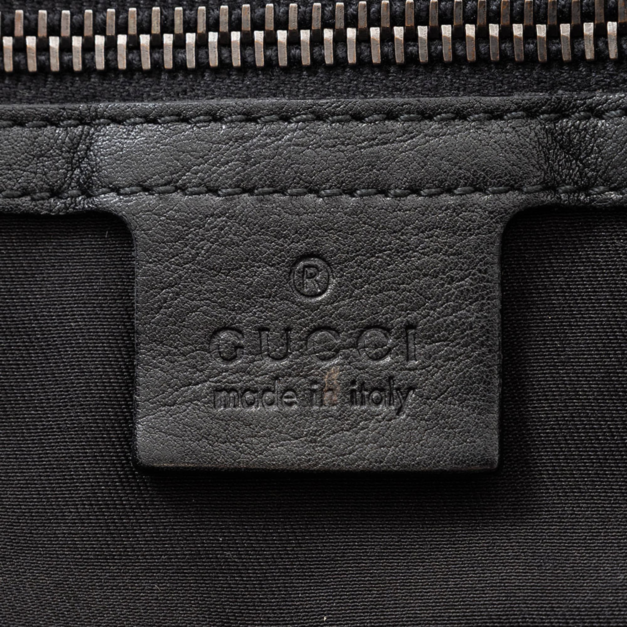 Gucci Black Leather Shoulder Bag (Pre-Owned)
