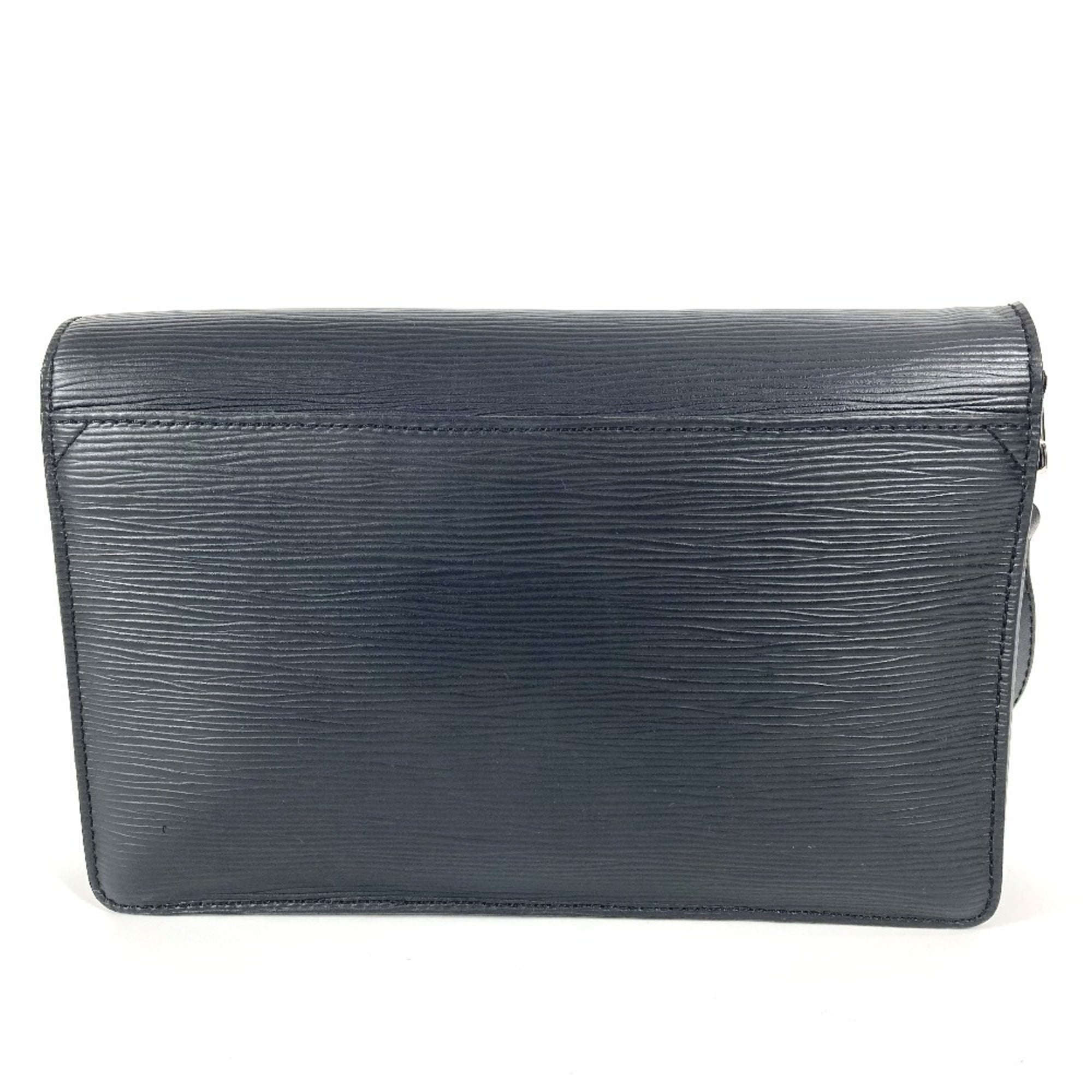 Louis Vuitton Black Noir Epi Leather Clutch Bag Pouch (Pre-Owned)