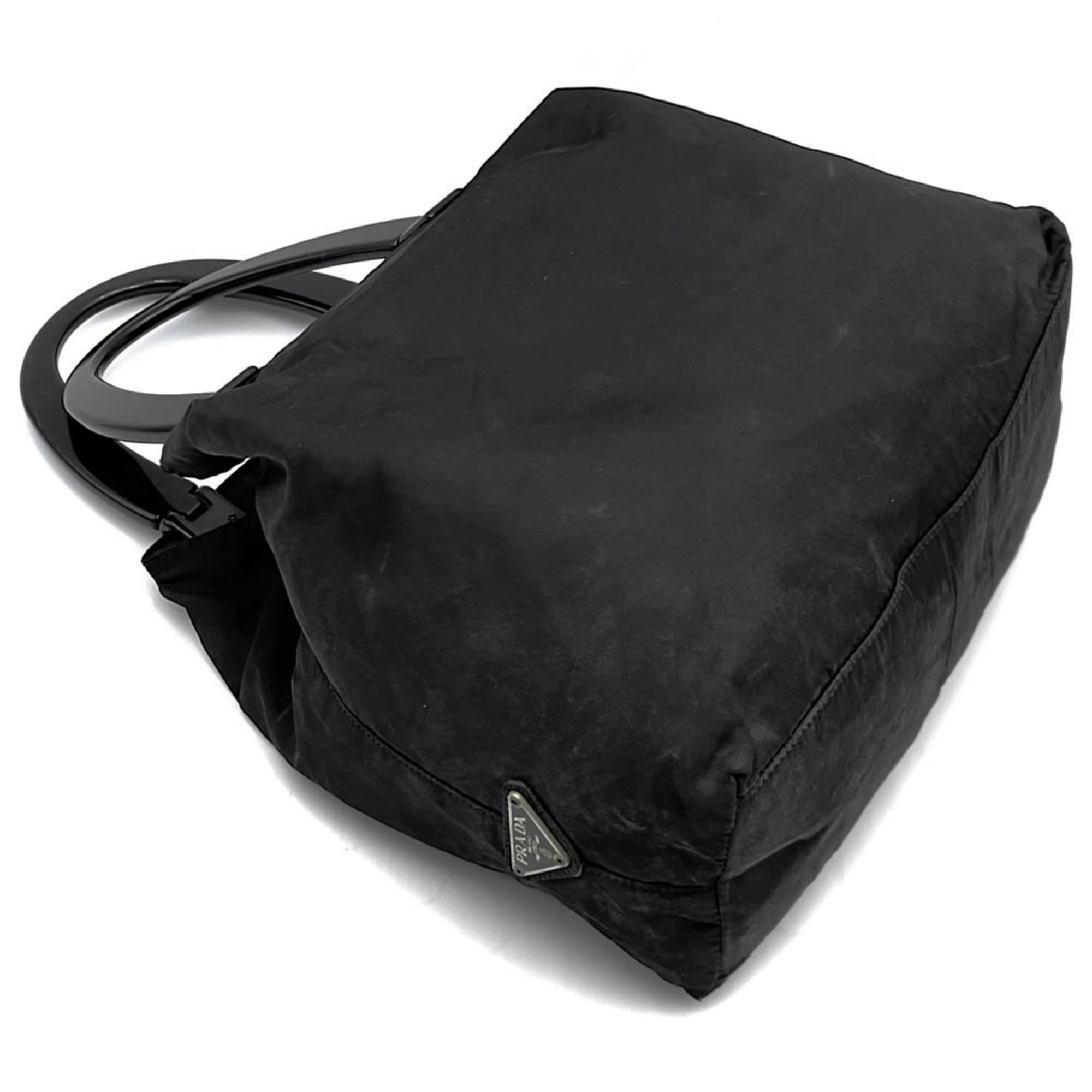 Prada Black Nylon Handbag (Pre-Owned)