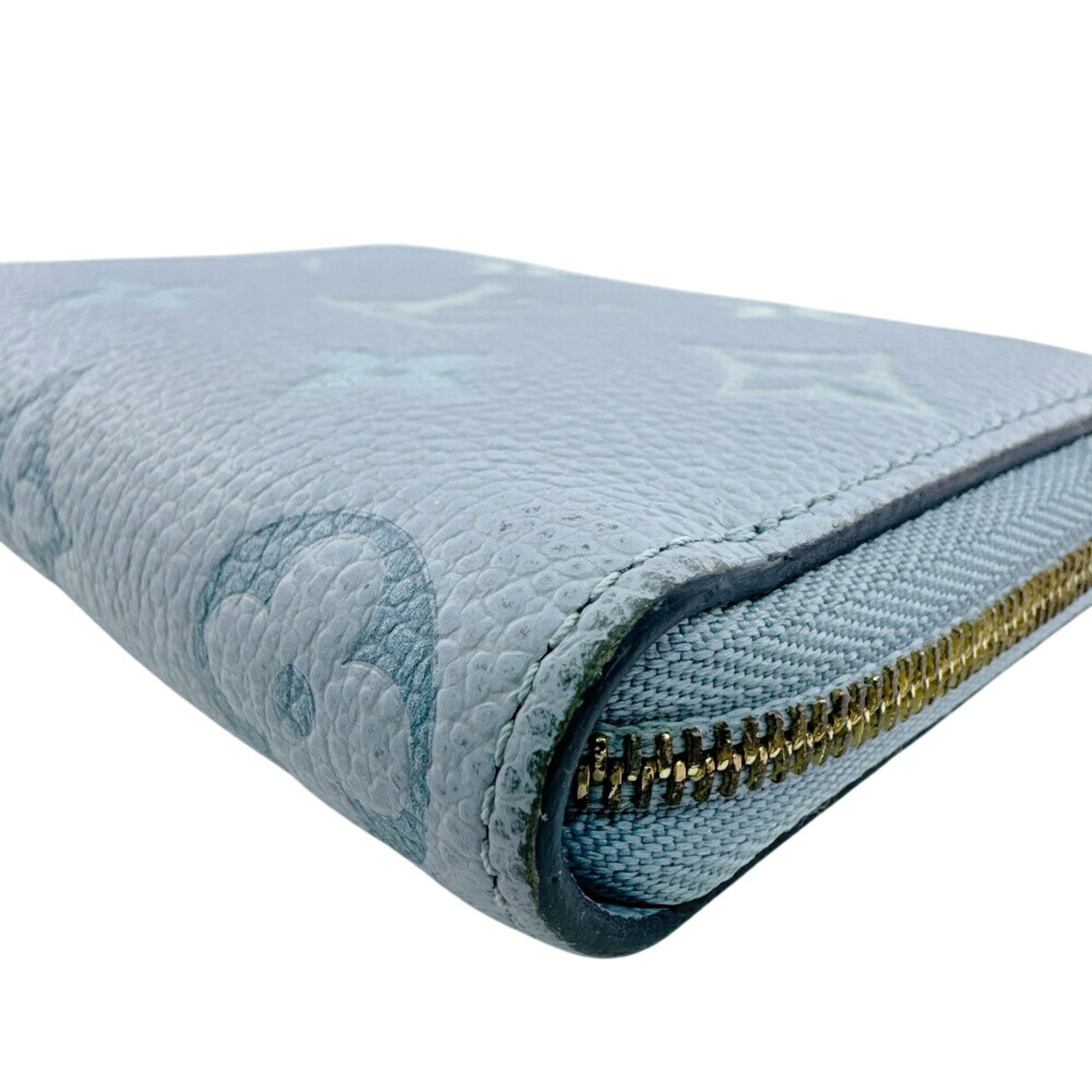 Louis Vuitton Monogram Empreinte Blue Monogram Empreinte Wallet (Bi-Fold) (Pre-Owned)