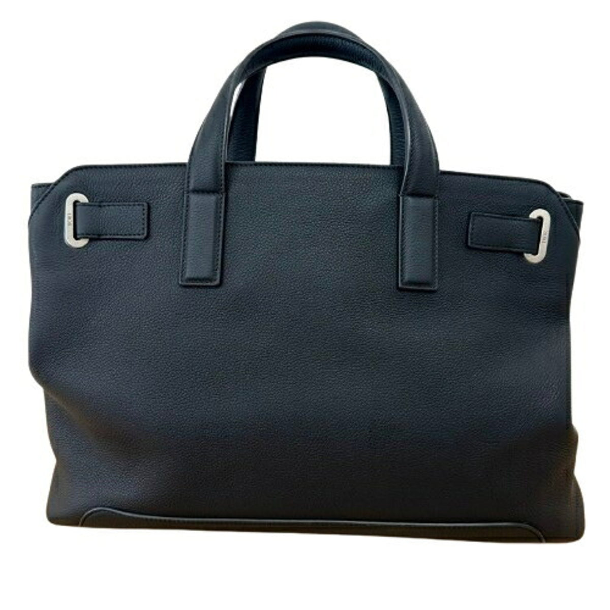 Christian Dior Black Leather Tote Bag (Pre-Owned)