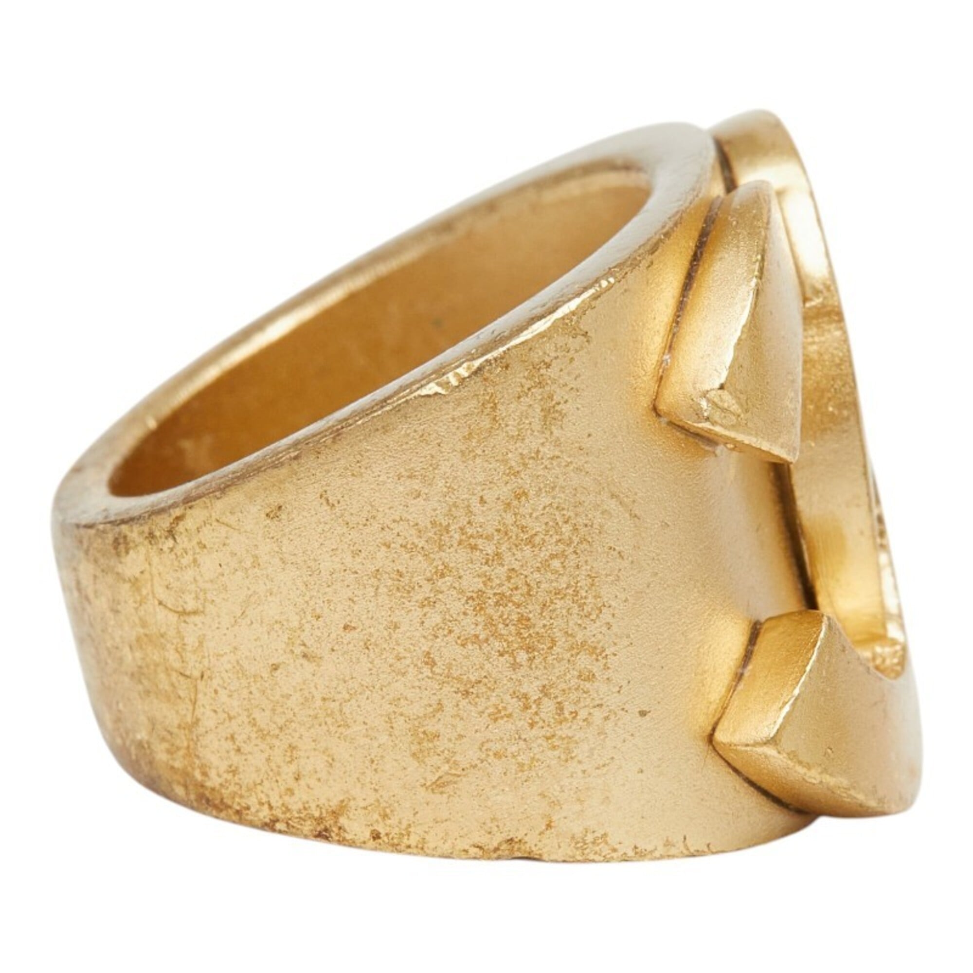 Chanel Gold Band Ring (Pre-Owned)
