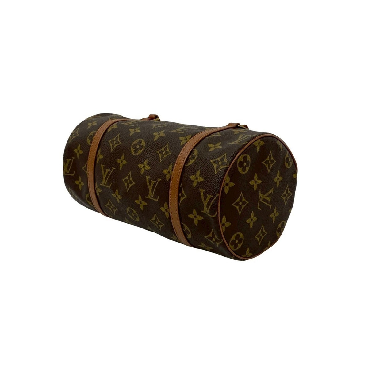 Louis Vuitton Brown Pvc Leather Boston Bag Handbag (Pre-Owned)