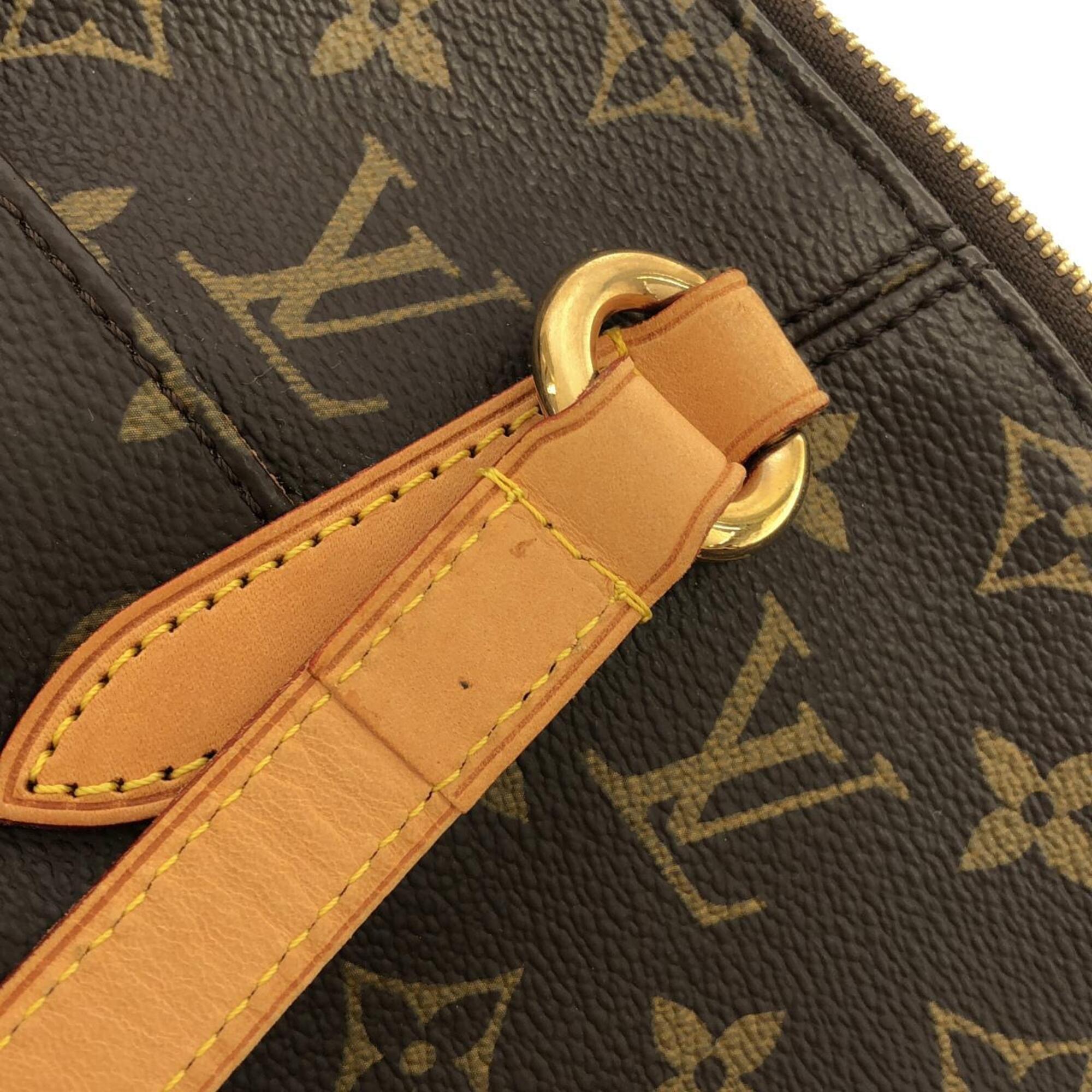 Louis Vuitton Marron Coated Canvas Handbag (Pre-Owned)