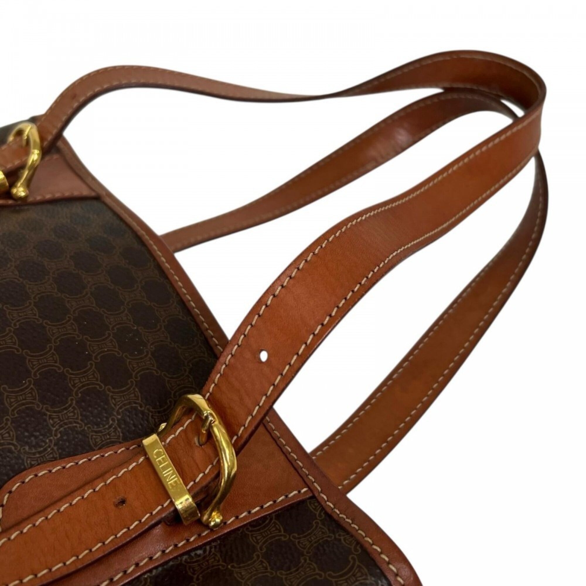 Celine Brown Leather Tote Bag (Pre-Owned)