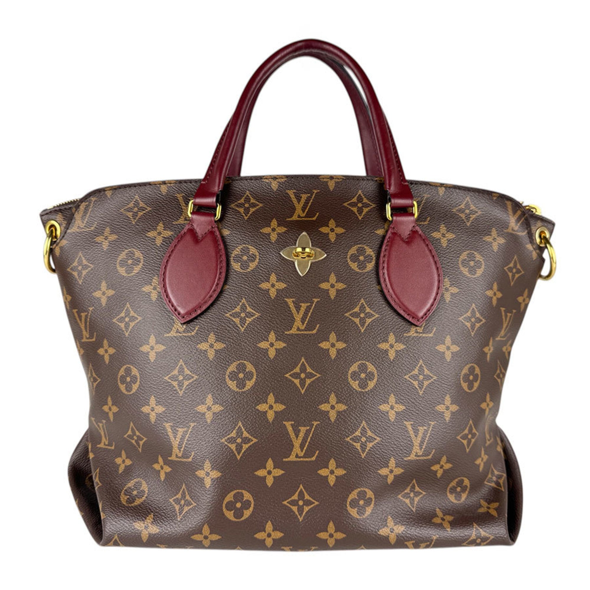 Louis Vuitton Bordeaux Brown Monogram Monogram Handbag Shoulder Bag (Pre-Owned)