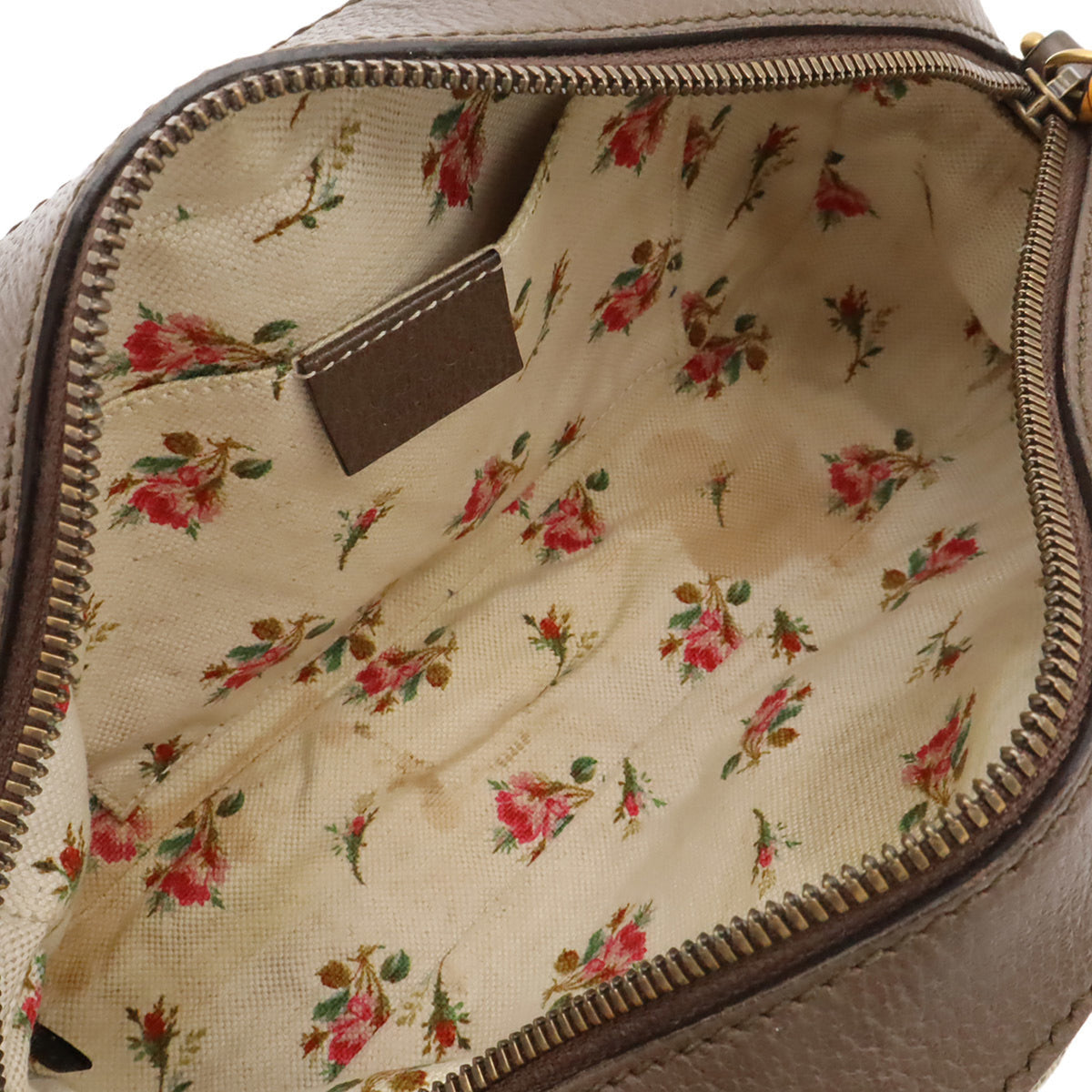 Gucci Beige Brown Green Red Color Yellow Gg Supreme Canvas Leather Pvc Clutch Bag Handbag Messenger Bag Shoulder Bag (Pre-Owned)
