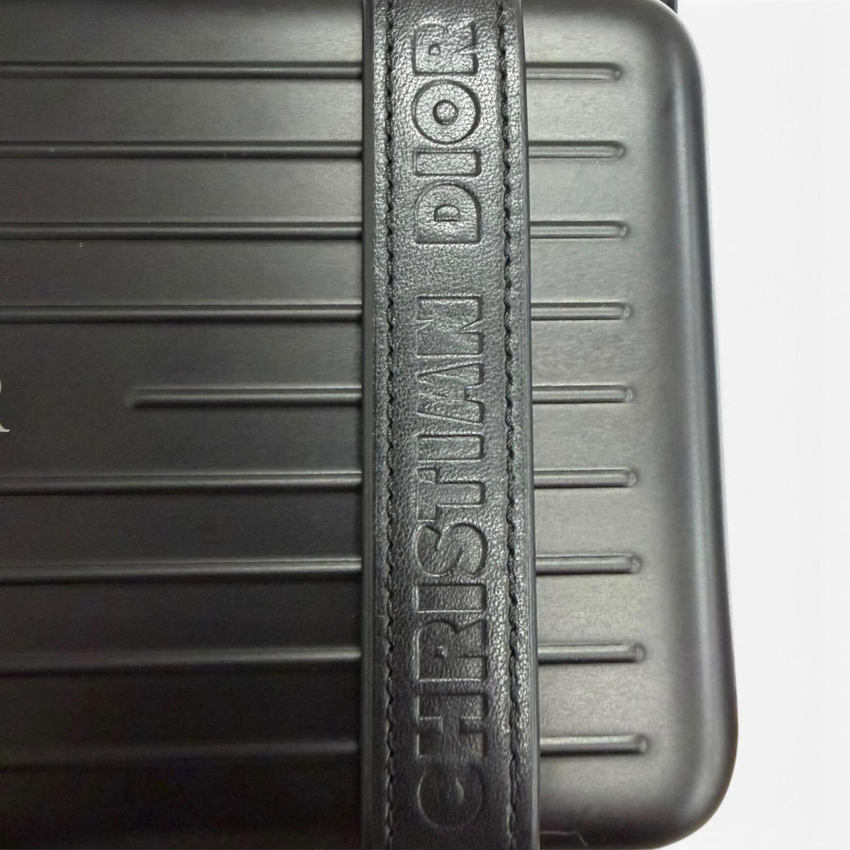 Rimowa Black Aluminum Leather Shoulder Bag (Pre-Owned)