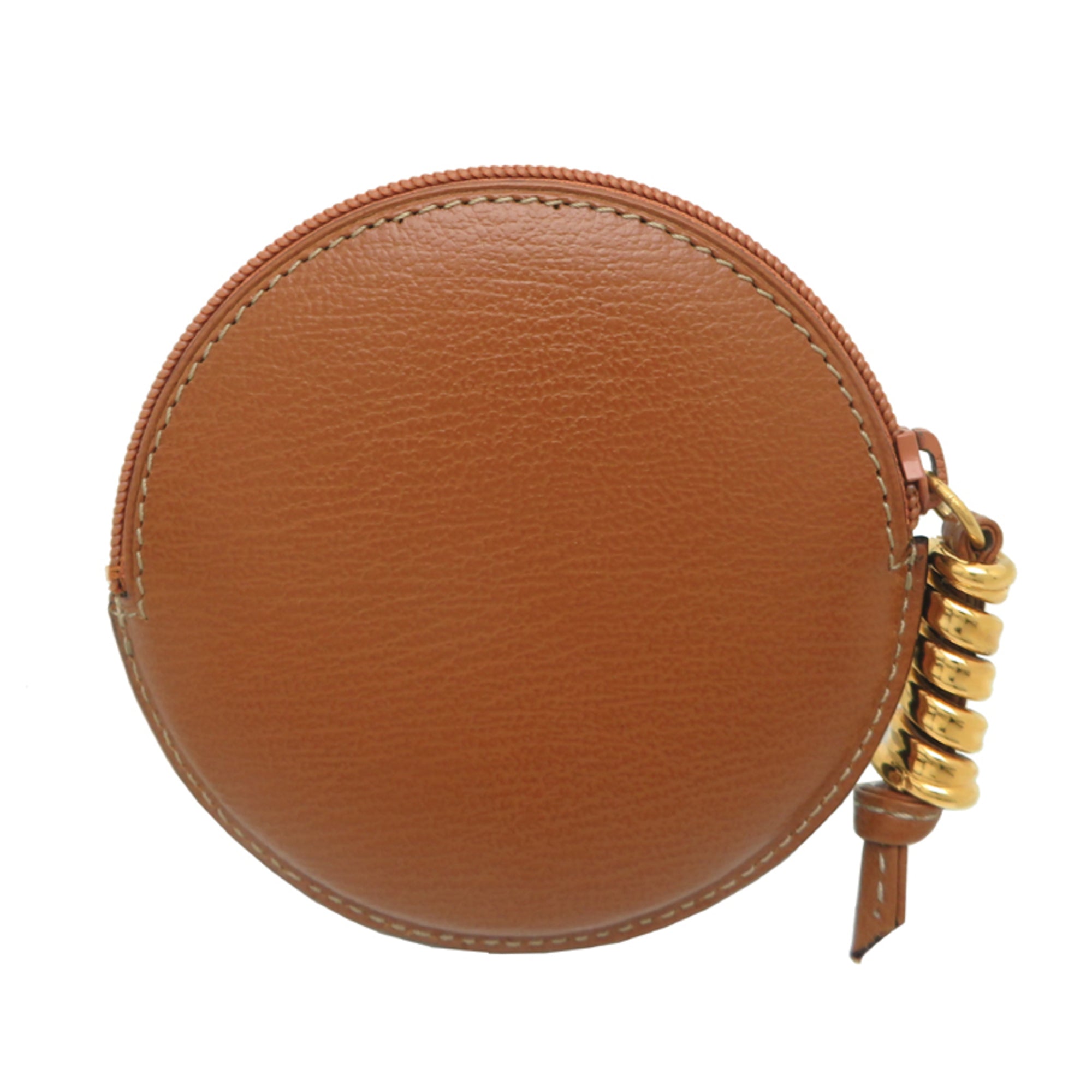 Loewe Brown Leather Coin Purse/Coin Case (Pre-Owned)