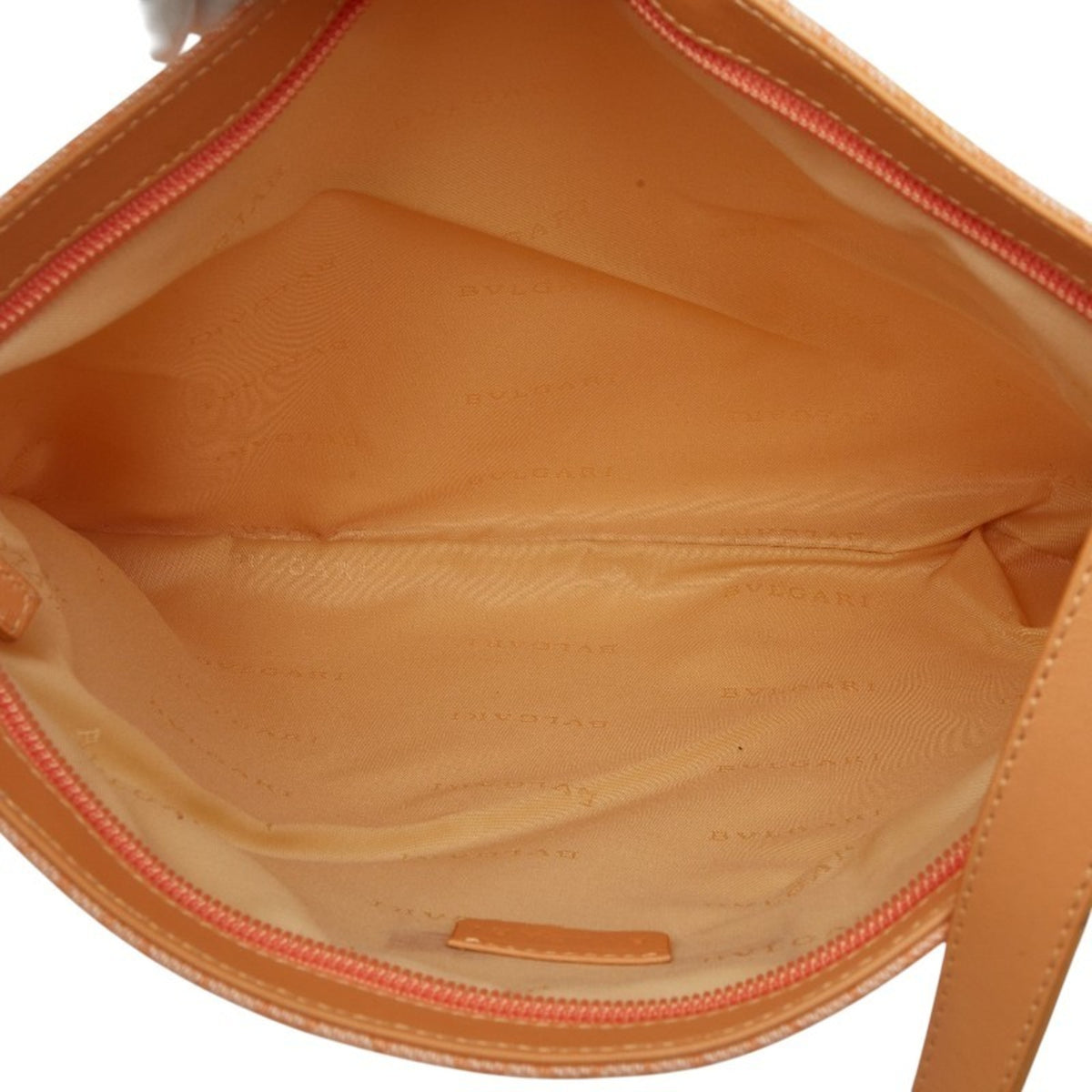 Bvlgari Beige Canvas Leather Shoulder Bag (Pre-Owned)