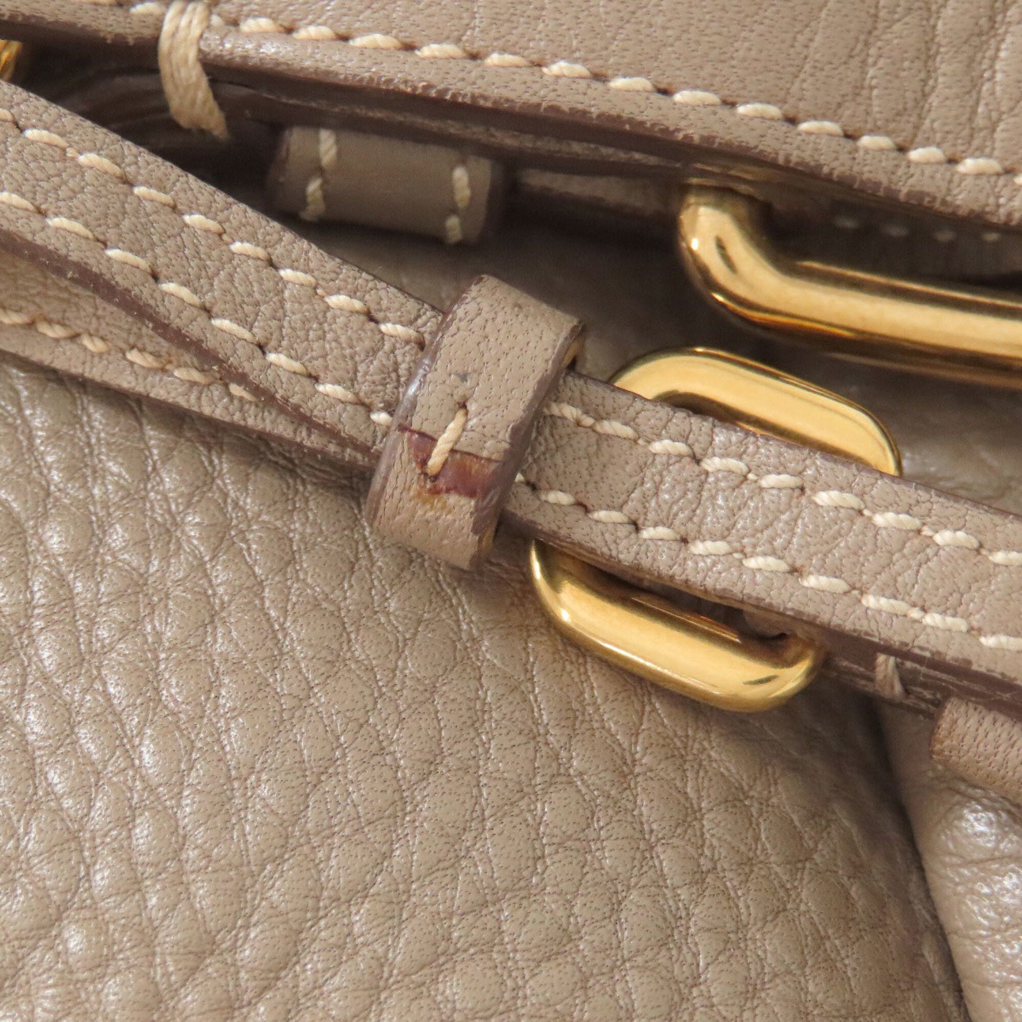 Prada Brown Leather Tote Bag (Pre-Owned)