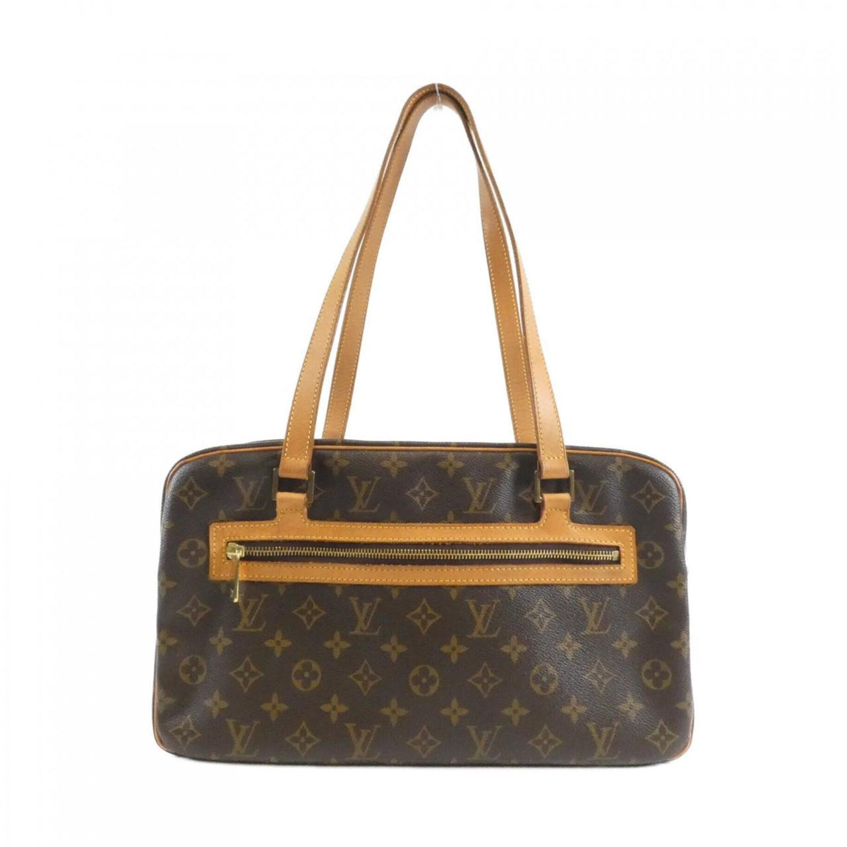 Louis Vuitton Brown Coated Canvas Shoulder Bag (Pre-Owned)