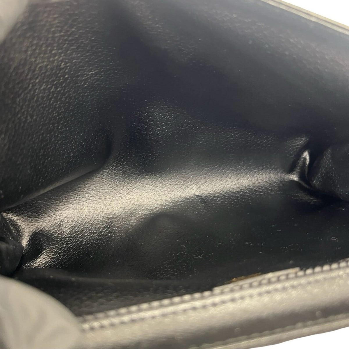 Celine Black Leather Pochette Shoulder Bag (Pre-Owned)