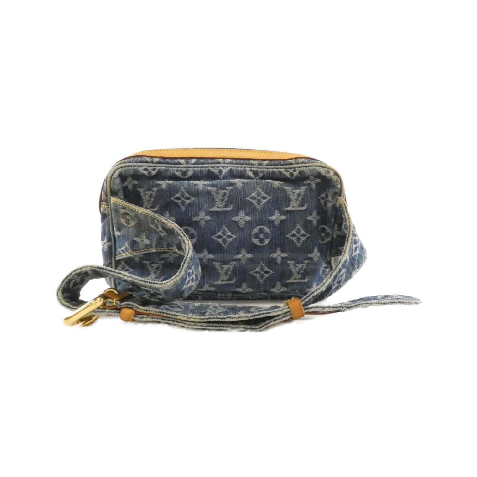 Louis Vuitton Blue Denim Shoulder Bag (Pre-Owned)