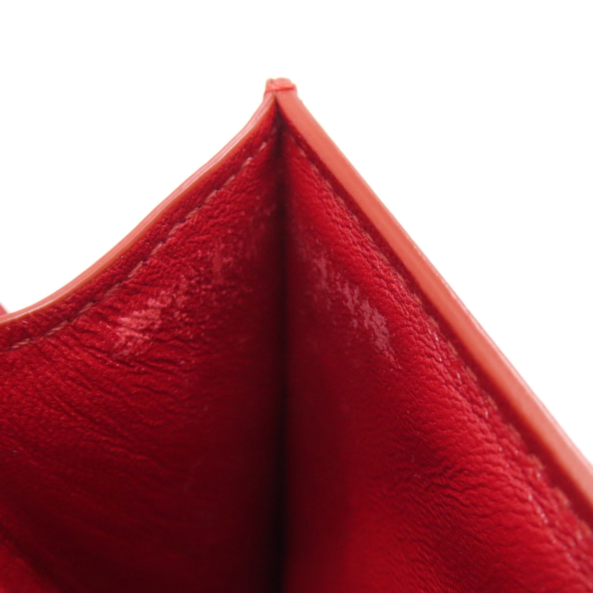 Celine Red Color Leather Shoulder Bag (Pre-Owned)