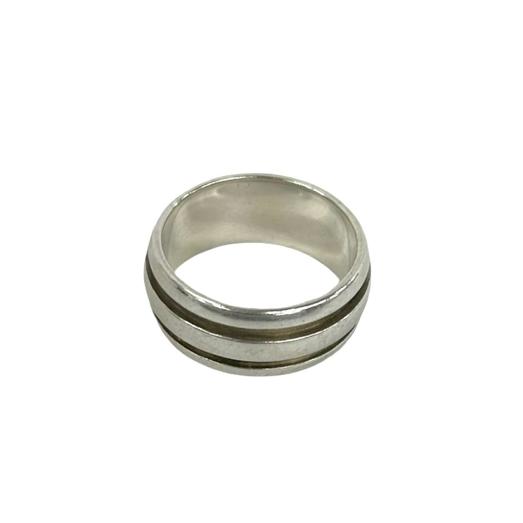 Tiffany Silver Silver 925 Band Ring (Pre-Owned)