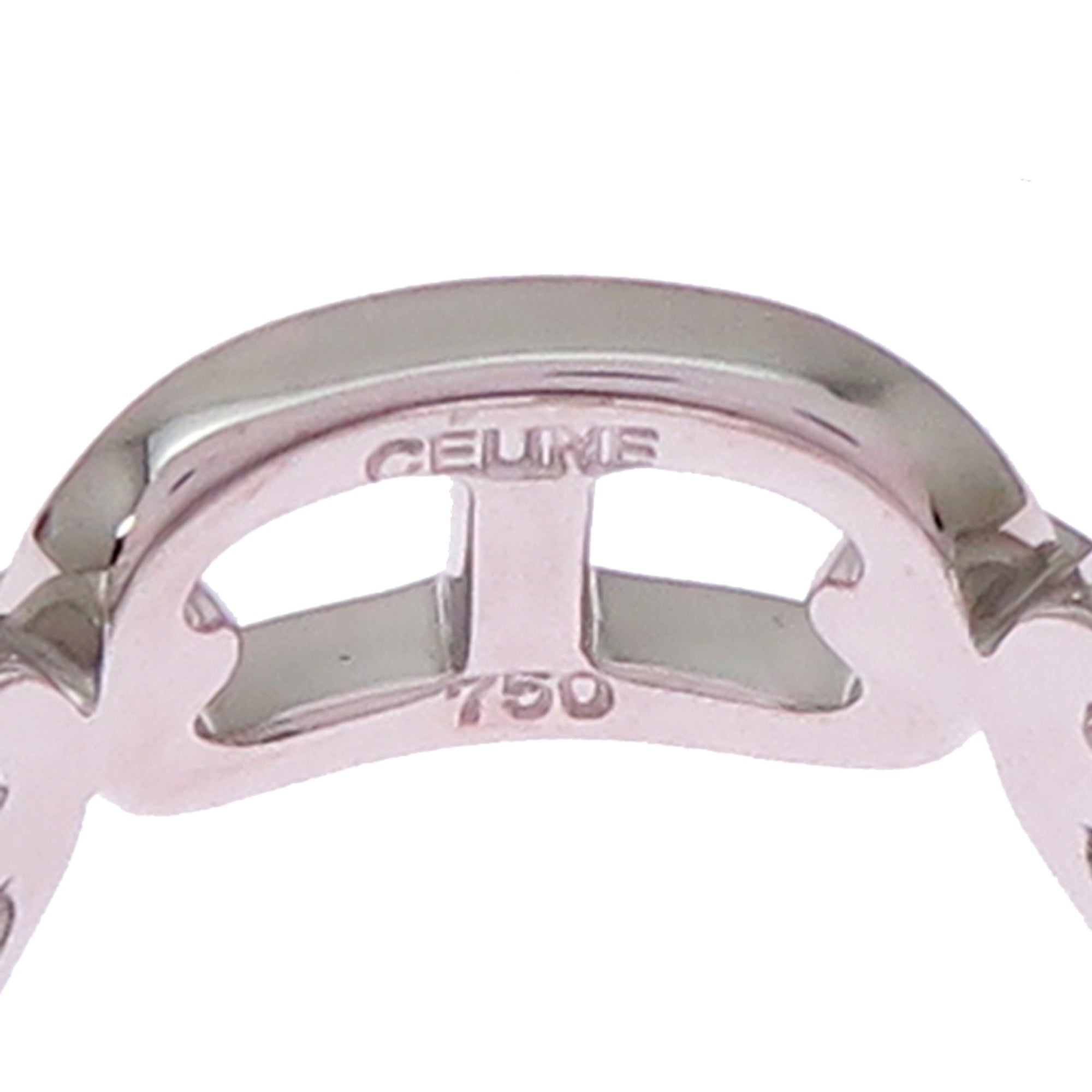 Celine White Gold (18K) Band Ring (Pre-Owned)