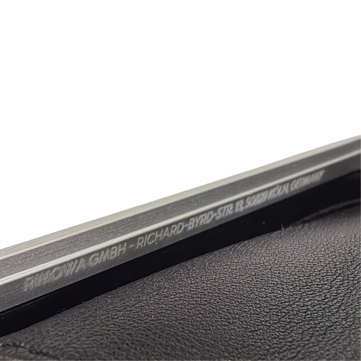 Rimowa Black Aluminum Leather Shoulder Bag (Pre-Owned)