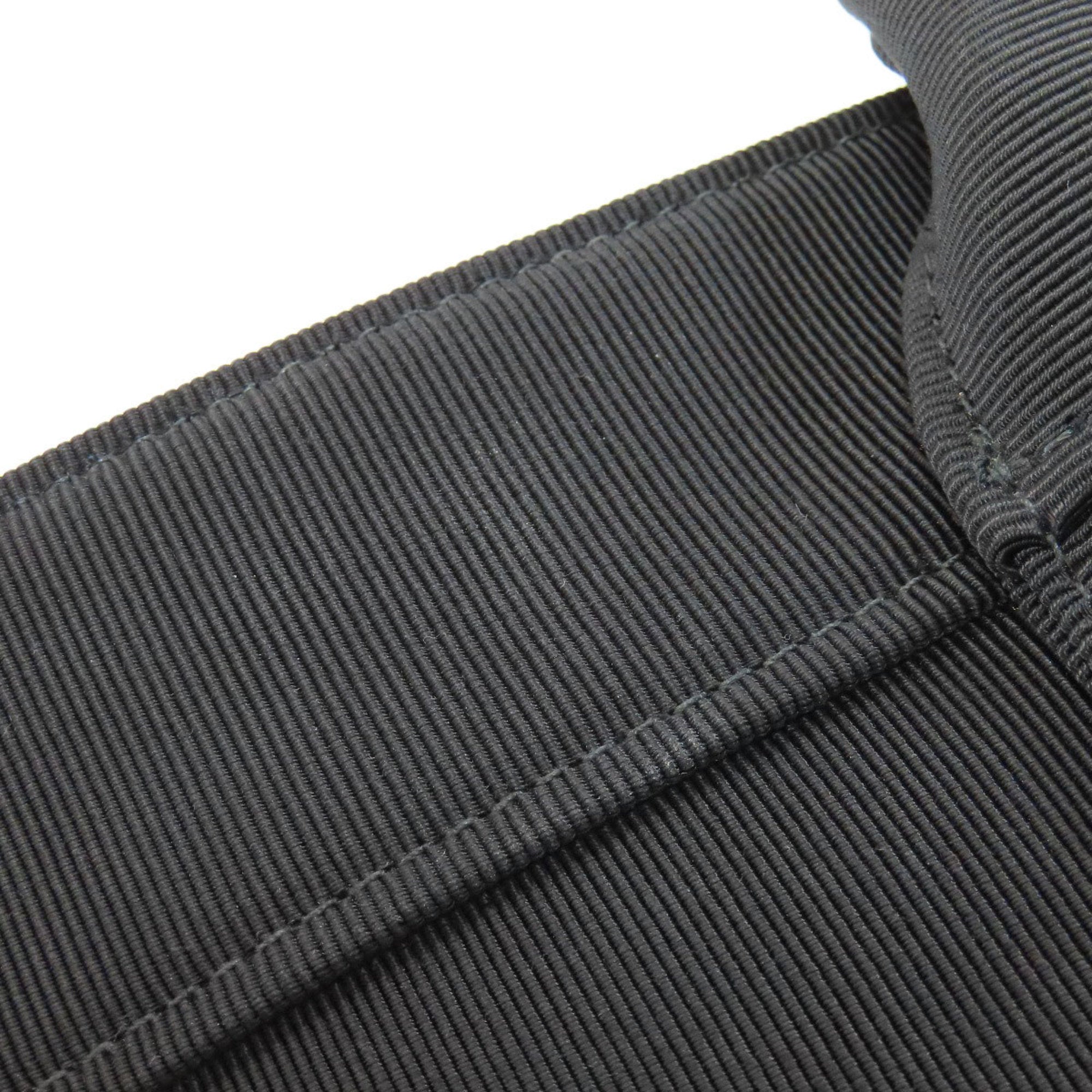 Salvatore Ferragamo Black Canvas Tote Bag (Pre-Owned)