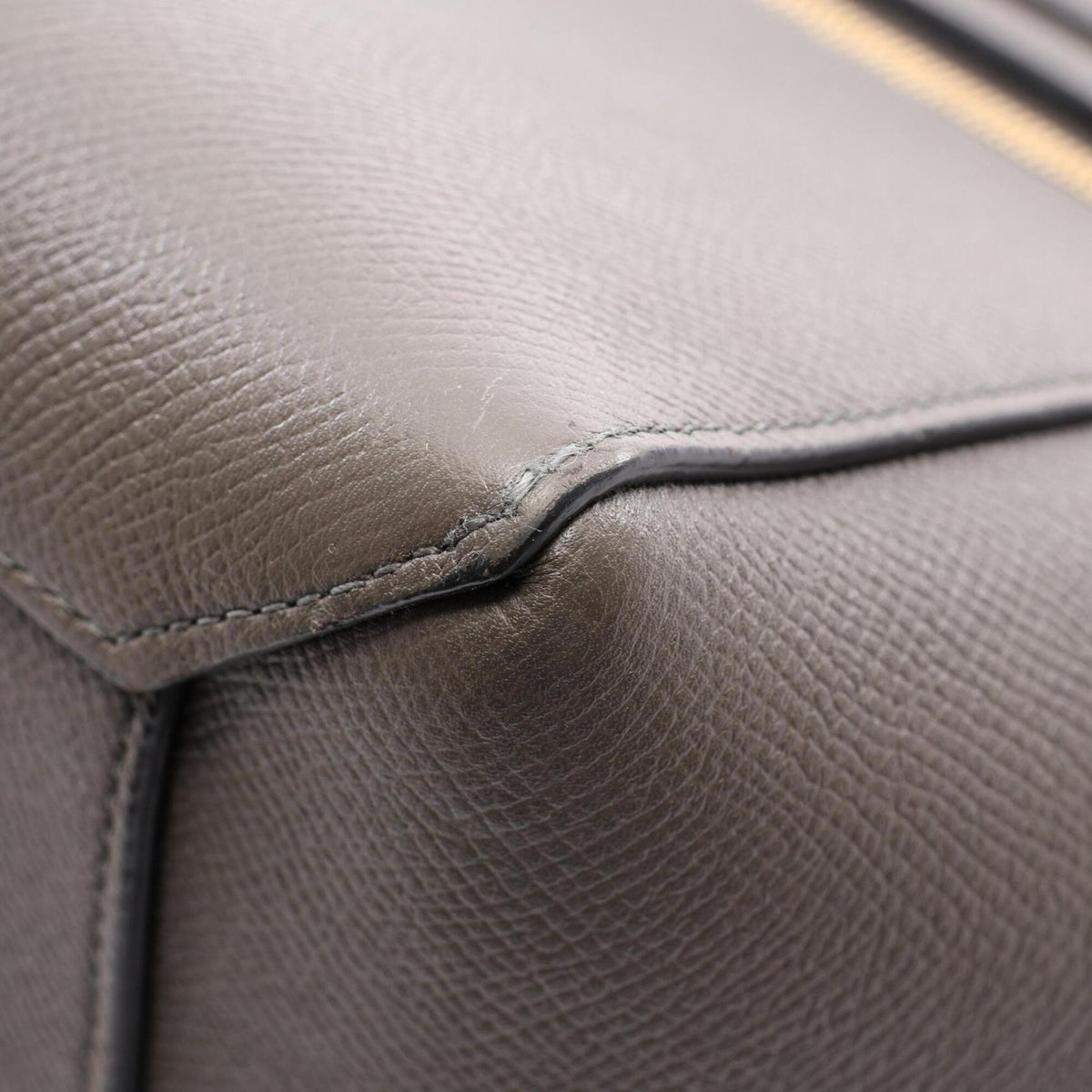 Celine Gray Leather Handbag (Pre-Owned)