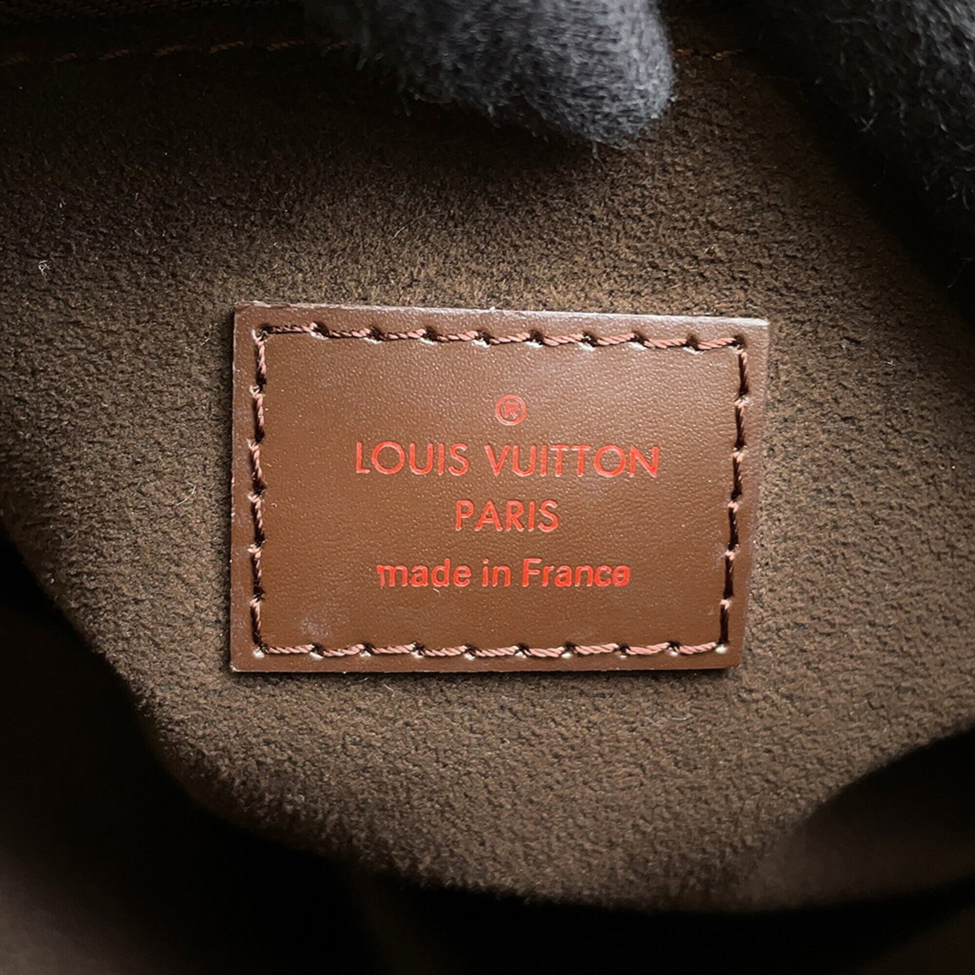 Louis Vuitton Damier Brown Damier Canvas Ebene Handbag (Pre-Owned)