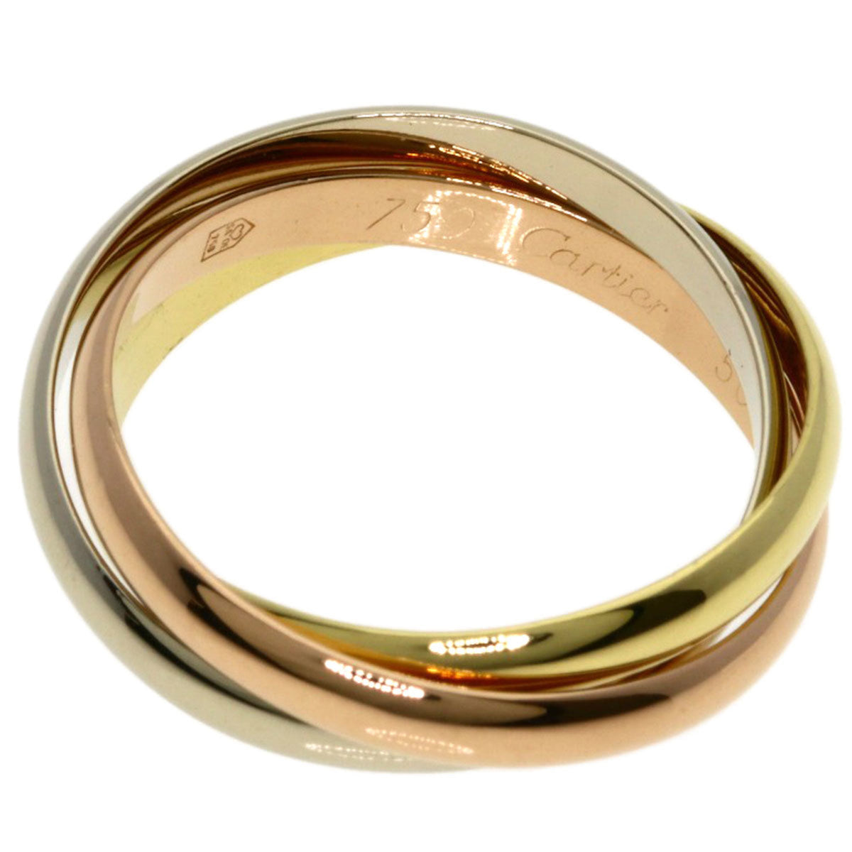 Cartier Trinity Yellow Gold (18K) Pink Gold (18K) White Gold (18K) Band Ring (Pre-Owned)