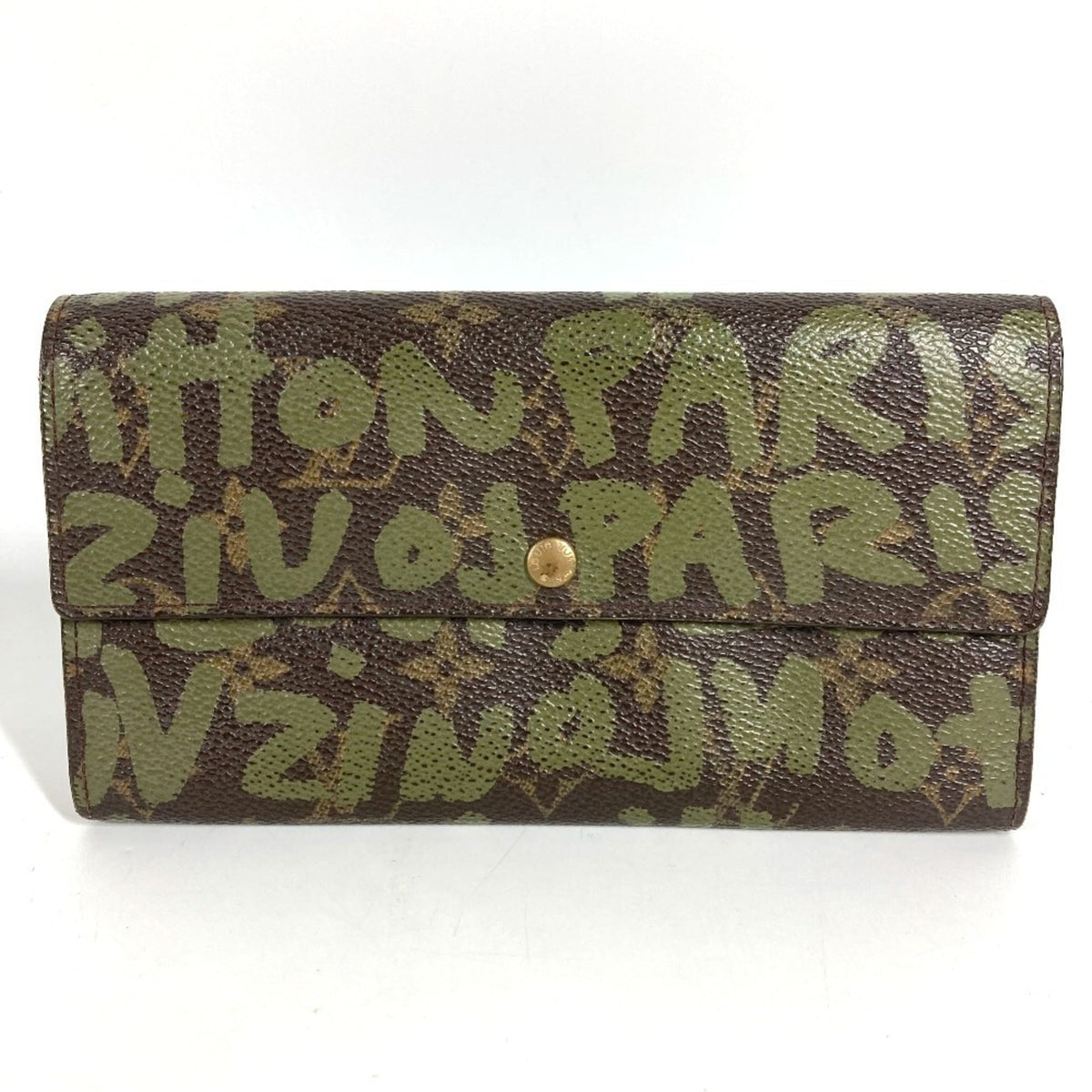 Louis Vuitton Brown Khaki Monogram Graffiti (Pre-Owned)