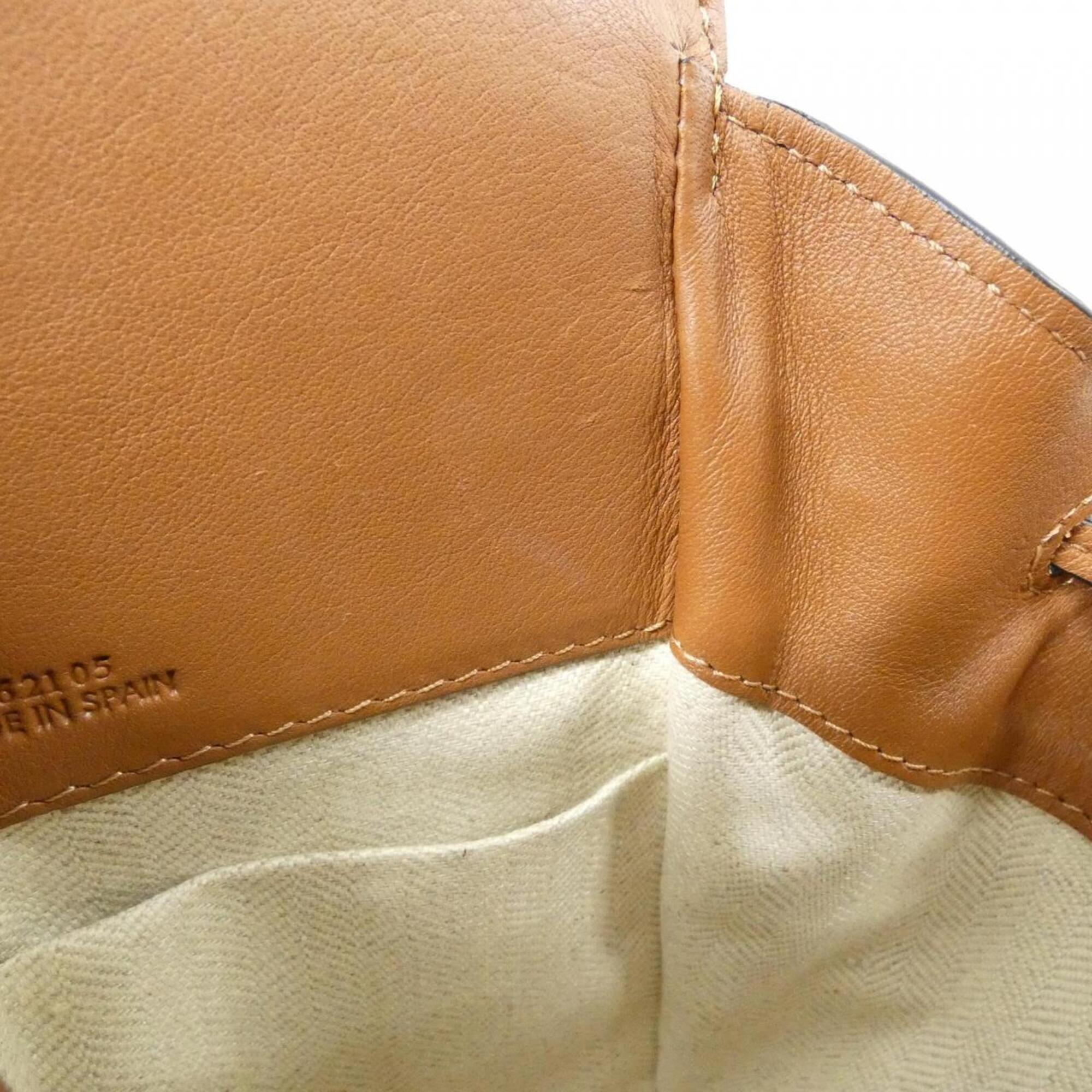 Loewe Brown Leather Shoulder Bag (Pre-Owned)