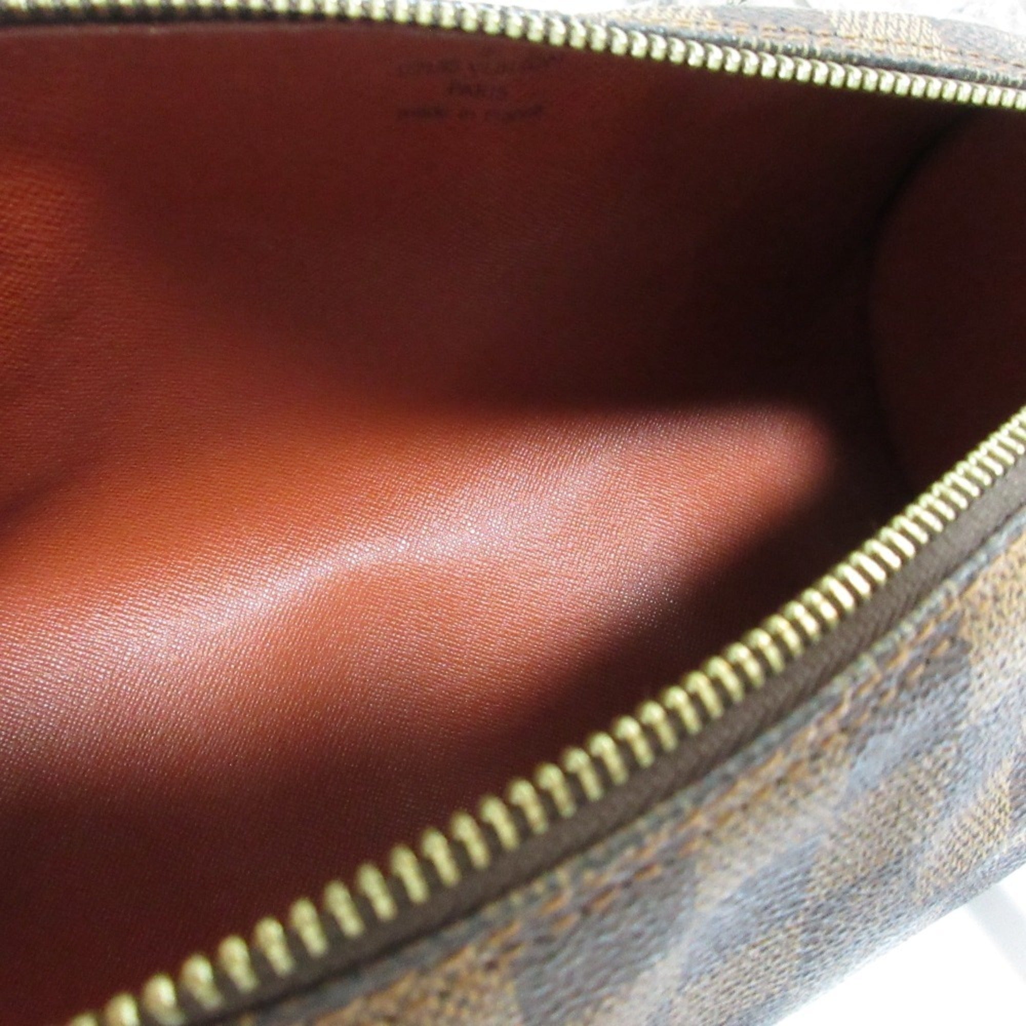 Louis Vuitton Brown Galle Damier Canvas Handbag (Pre-Owned)