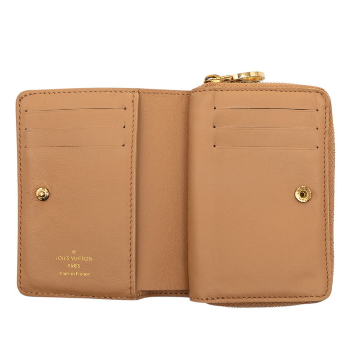 Louis Vuitton Brown Camel Leather Wallet (Bi-Fold) (Pre-Owned)