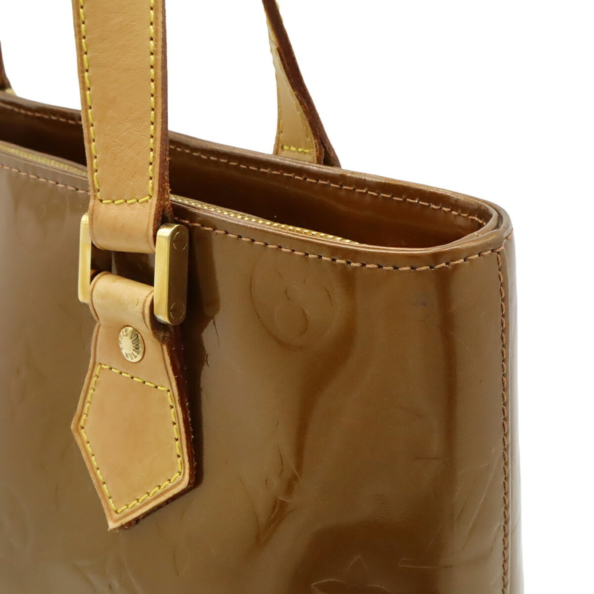 Louis Vuitton Monogram Vernis Bronze Shoulder Bag Tote Bag (Pre-Owned)