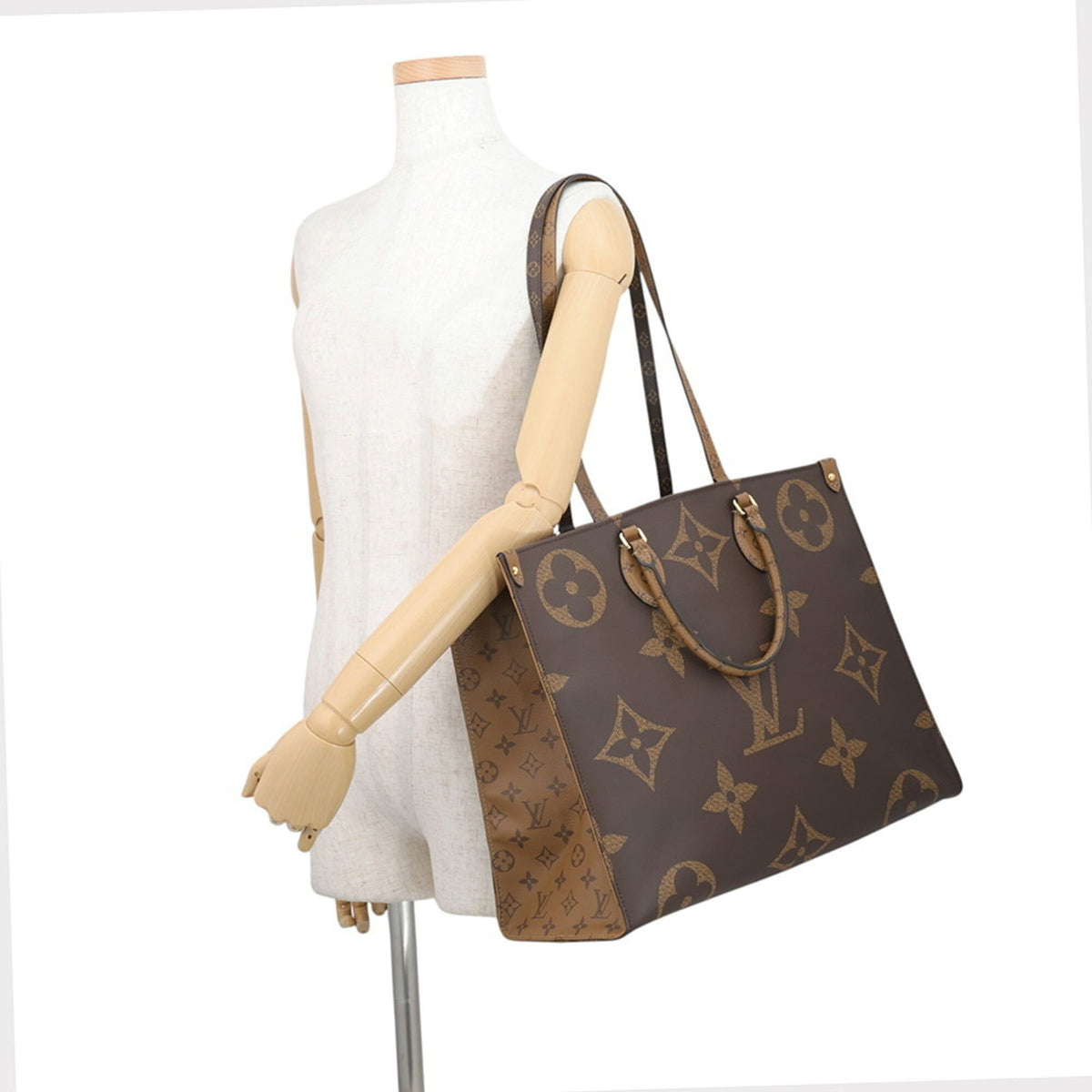 Louis Vuitton Monogram Reverse Red Color Monogram Reverse Handbag Shoulder Bag (Pre-Owned)