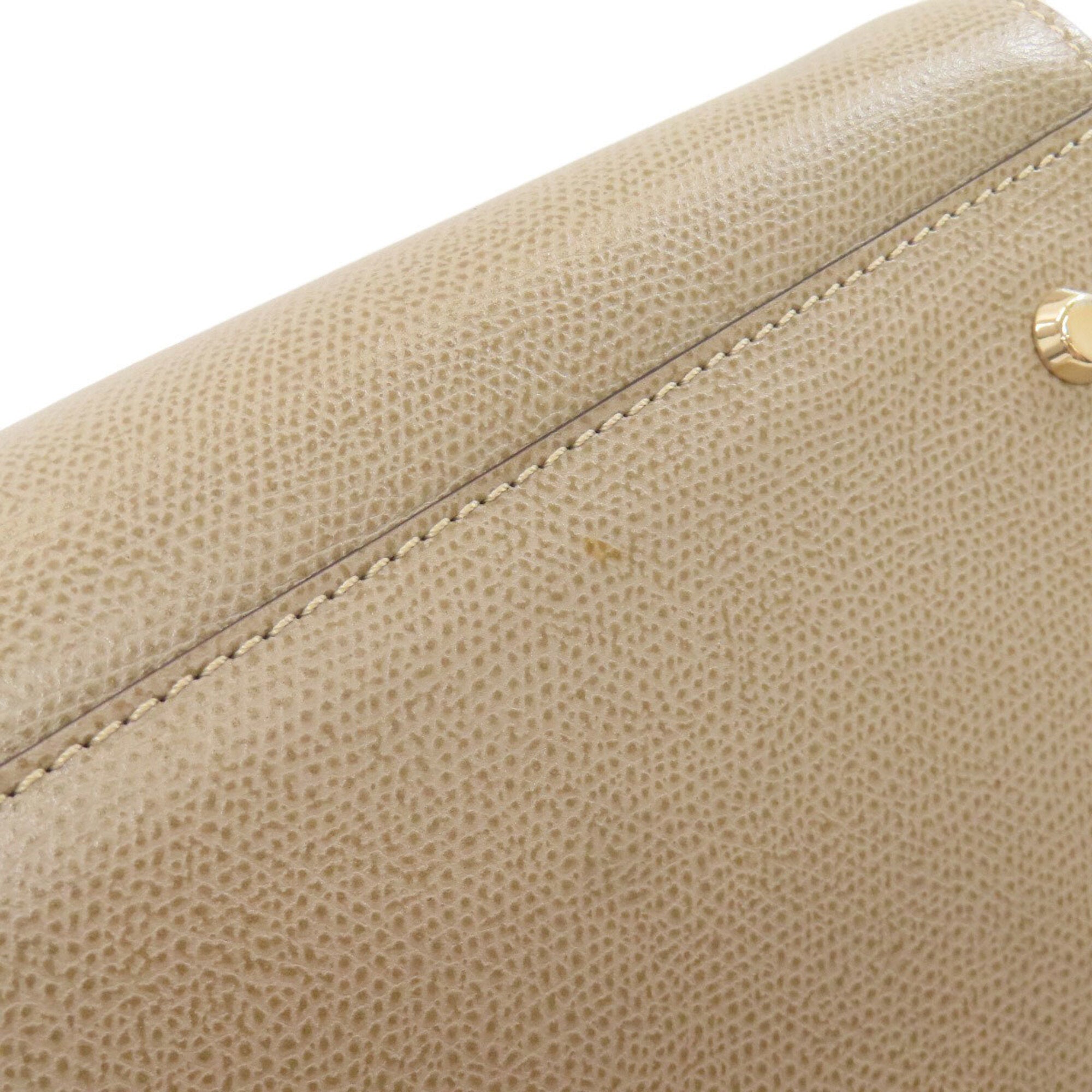 Valextra Brown Leather Handbag (Pre-Owned)