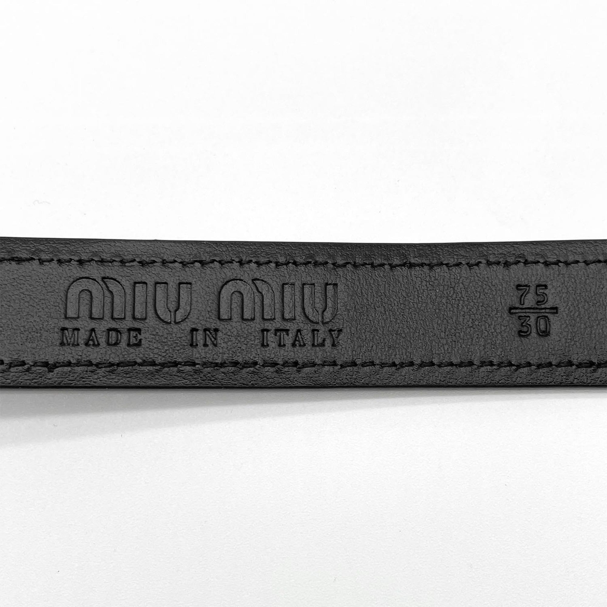Miu Miu Black Leather Sling Bag (Pre-Owned)