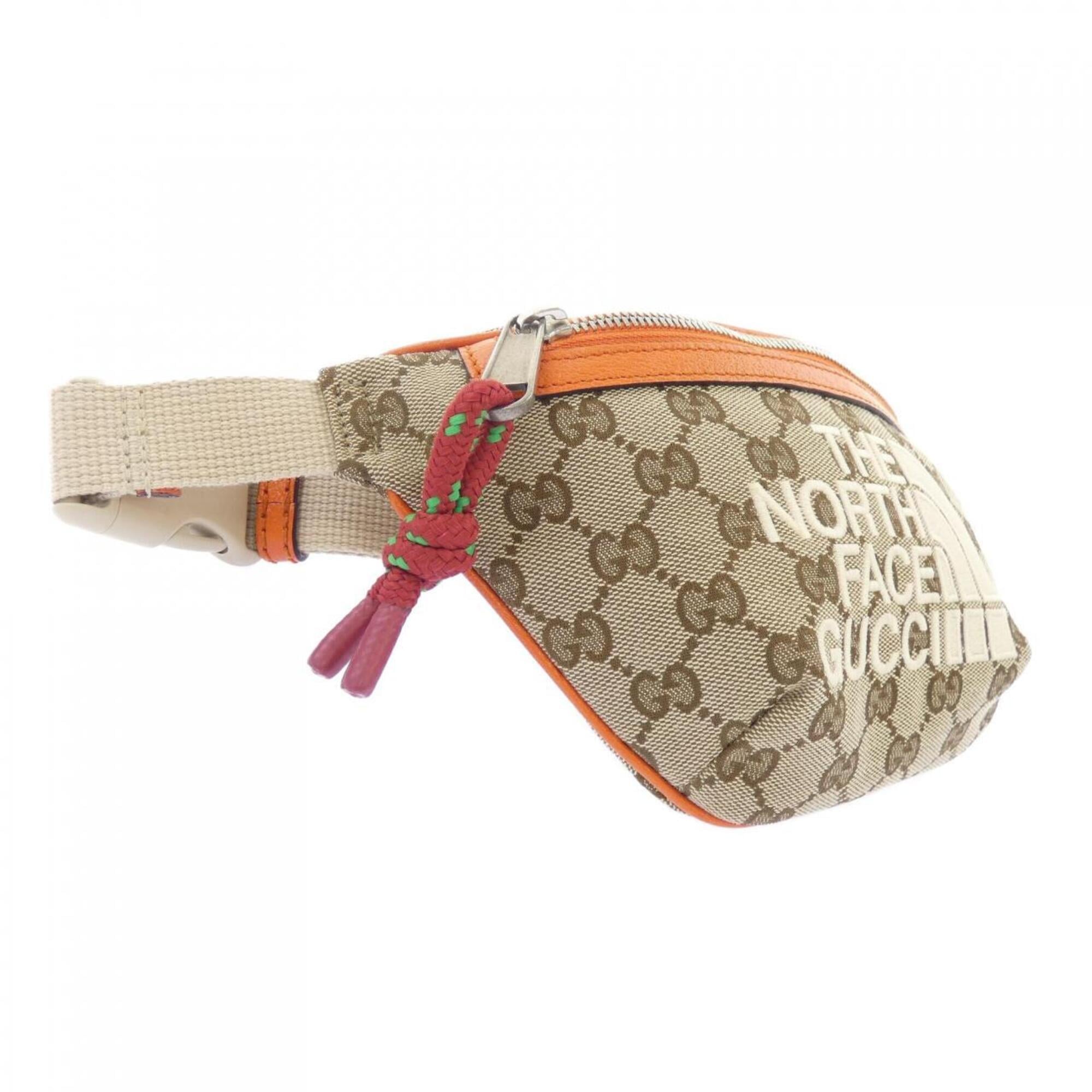 Gucci Beige Brown Handbag (Pre-Owned)