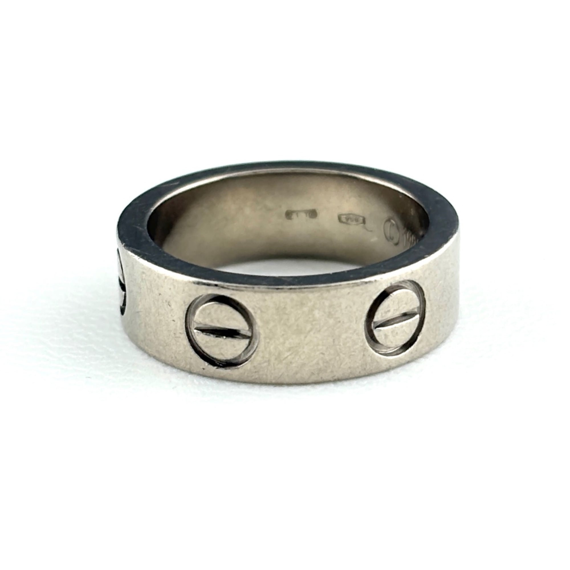 Cartier Love White Band Ring (Pre-Owned)