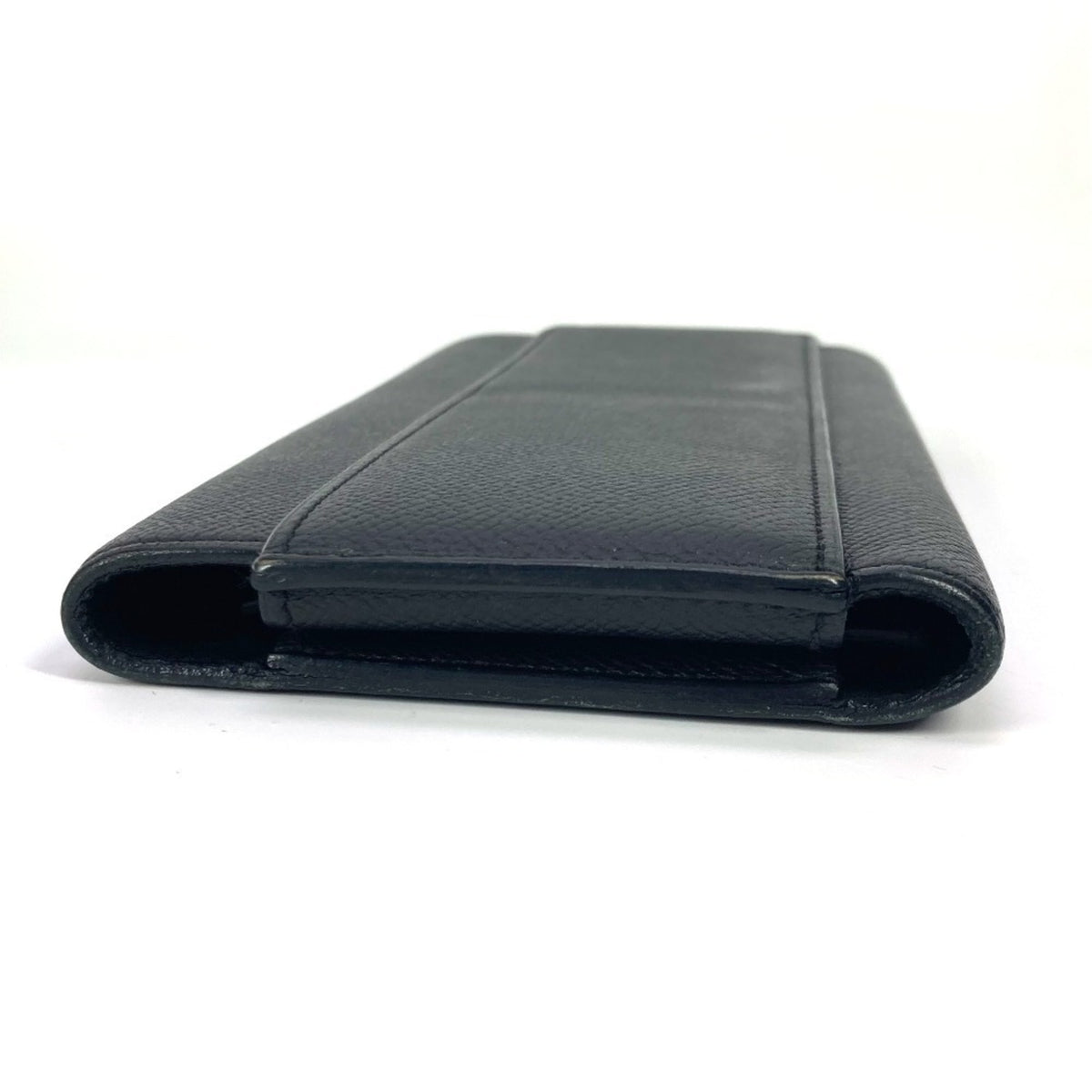 Hermes Black Epsom Leather Long Wallet (Bi-Fold) (Pre-Owned)
