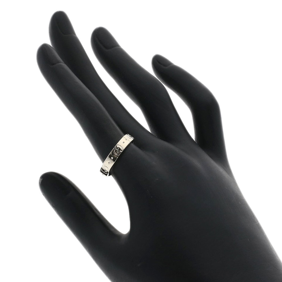 Gucci White Gold (18K) Band Ring (Pre-Owned)