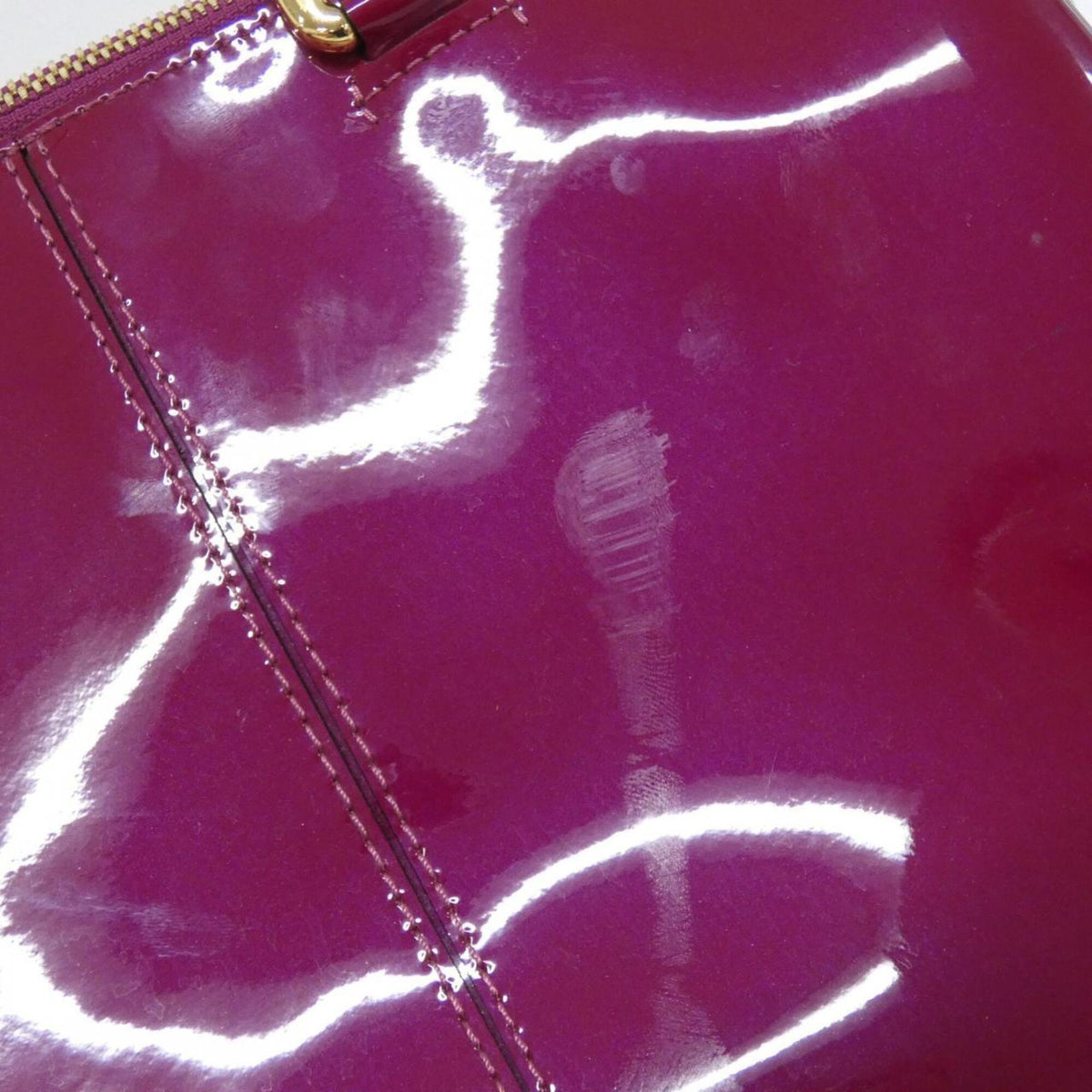 Louis Vuitton Magenta Pink Leather Handbag (Pre-Owned)